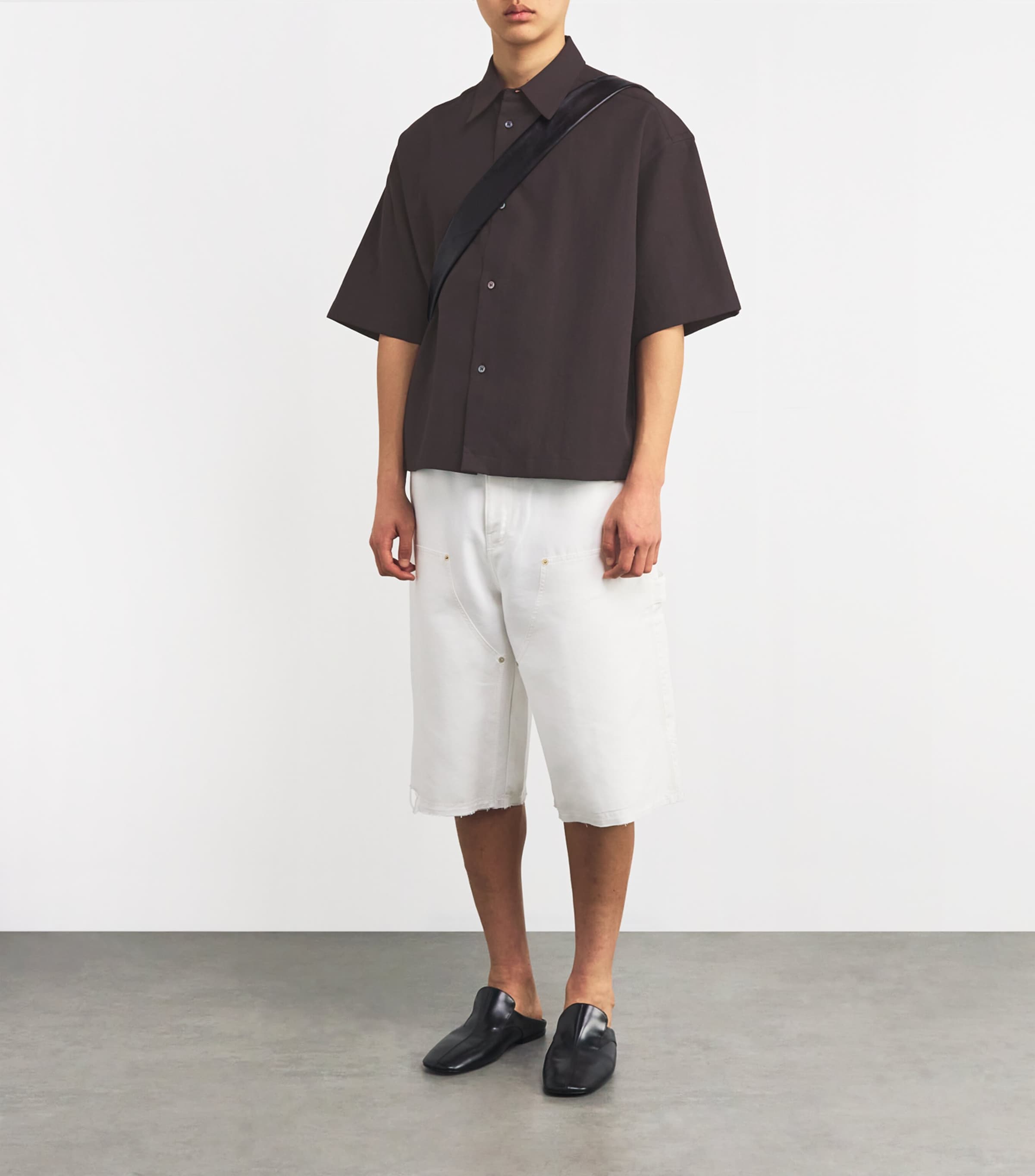 Cotton-Blend Sorono Oversized Shirt MUSCAT Image 2