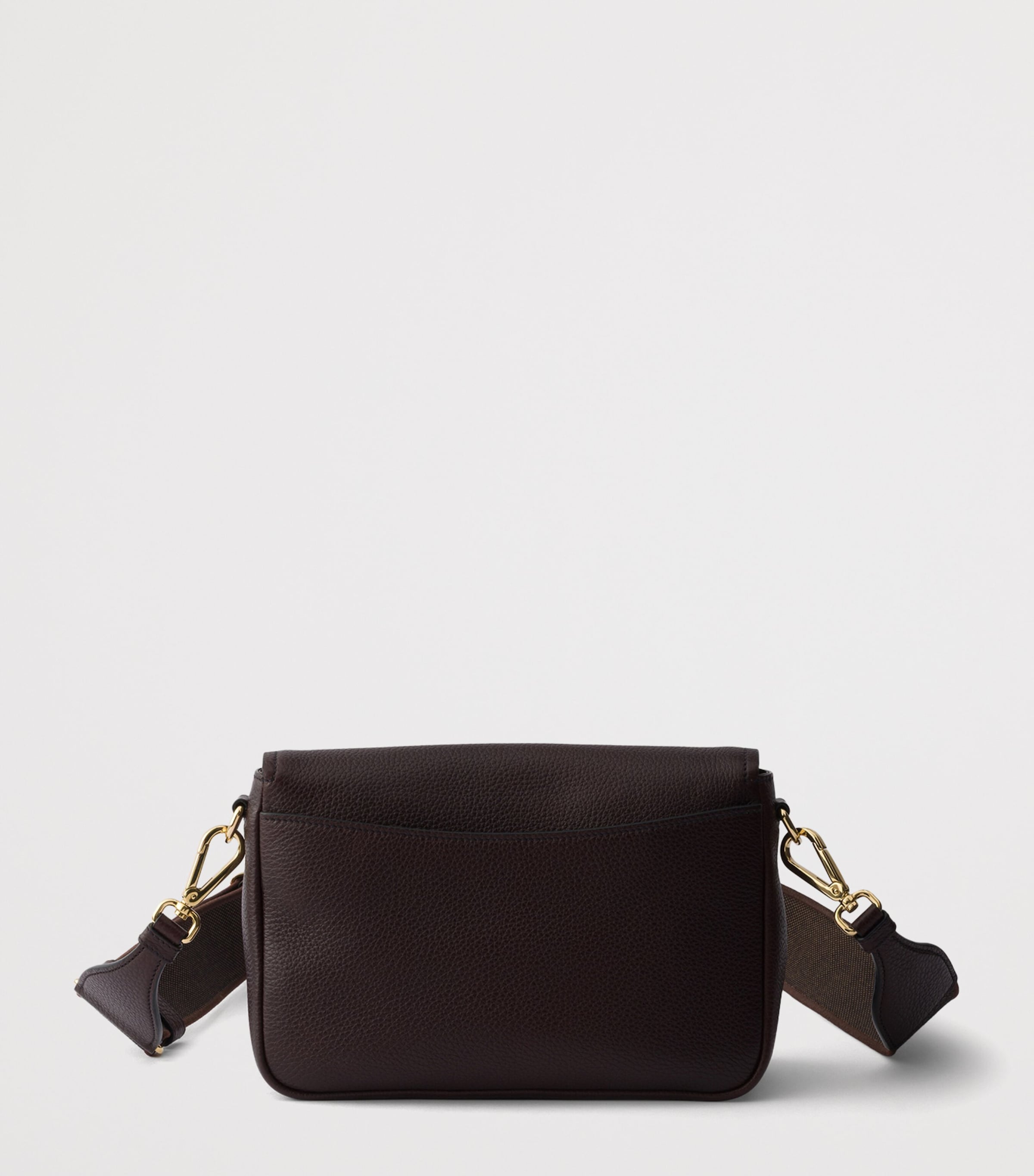 Prada Leather Cross-Body Bag Brown Image 3