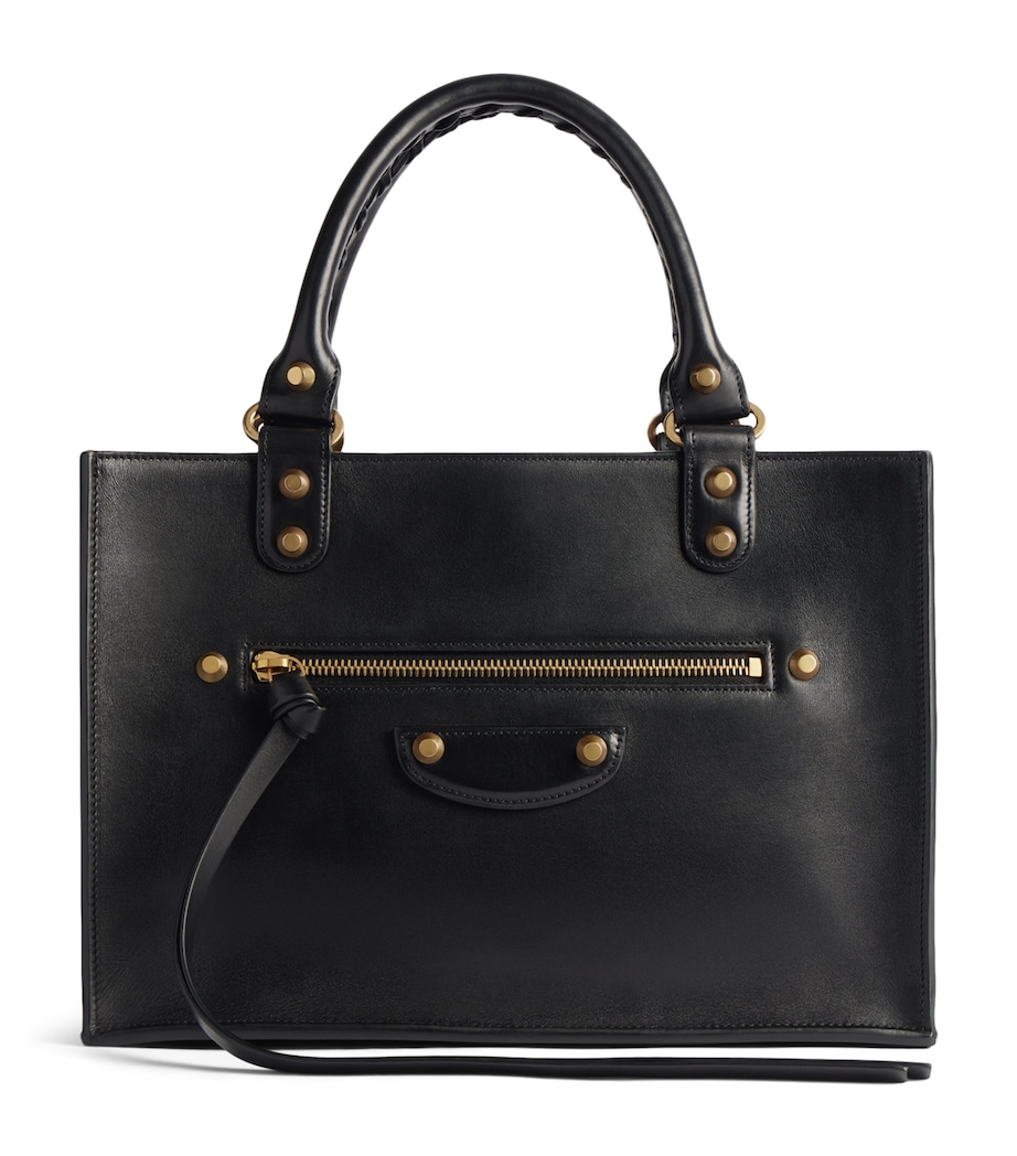 Balenciaga Medium Leather Le City Tote Bag Image 1