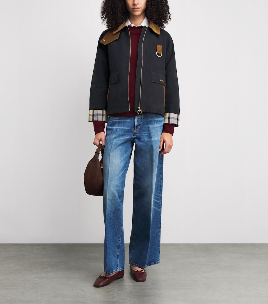 Cotton-Blend Icons Spey Showerproof Jacket DARK NAVY/DRESS Image 2