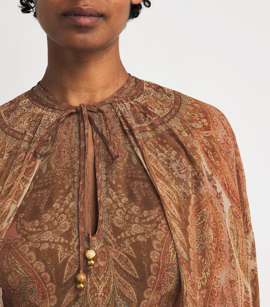 Paisley Hypnotic Maxi Dress BLACK PAISLEY Image 4