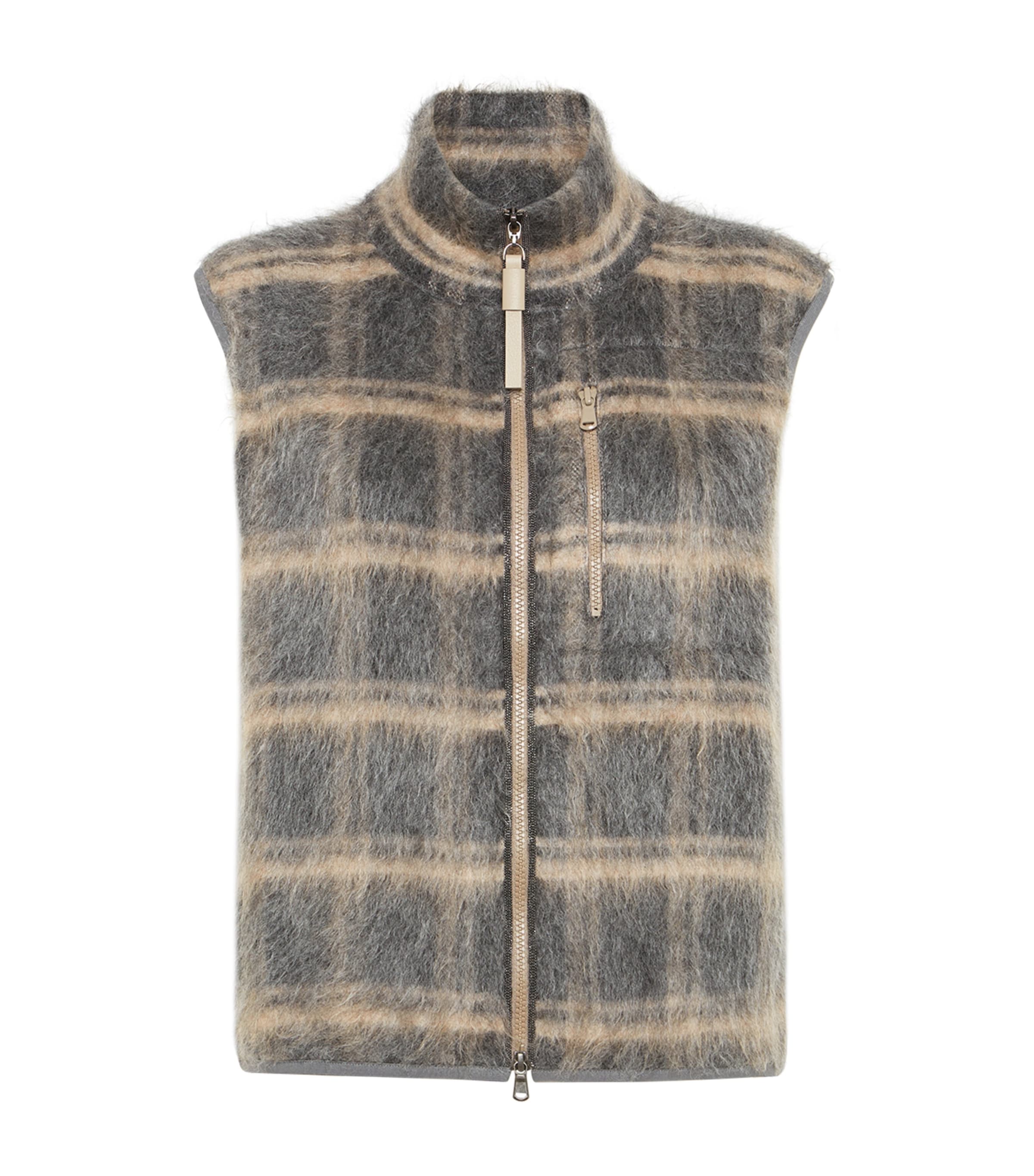 Wool-Blend Jacquard Gilet CND54 Image 1