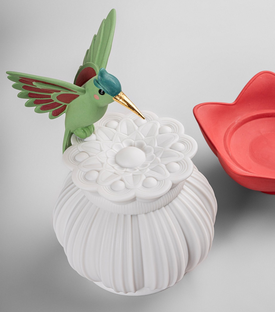 Lladró Porcelain Utopical Wireless Lamp White & Red Image 4
