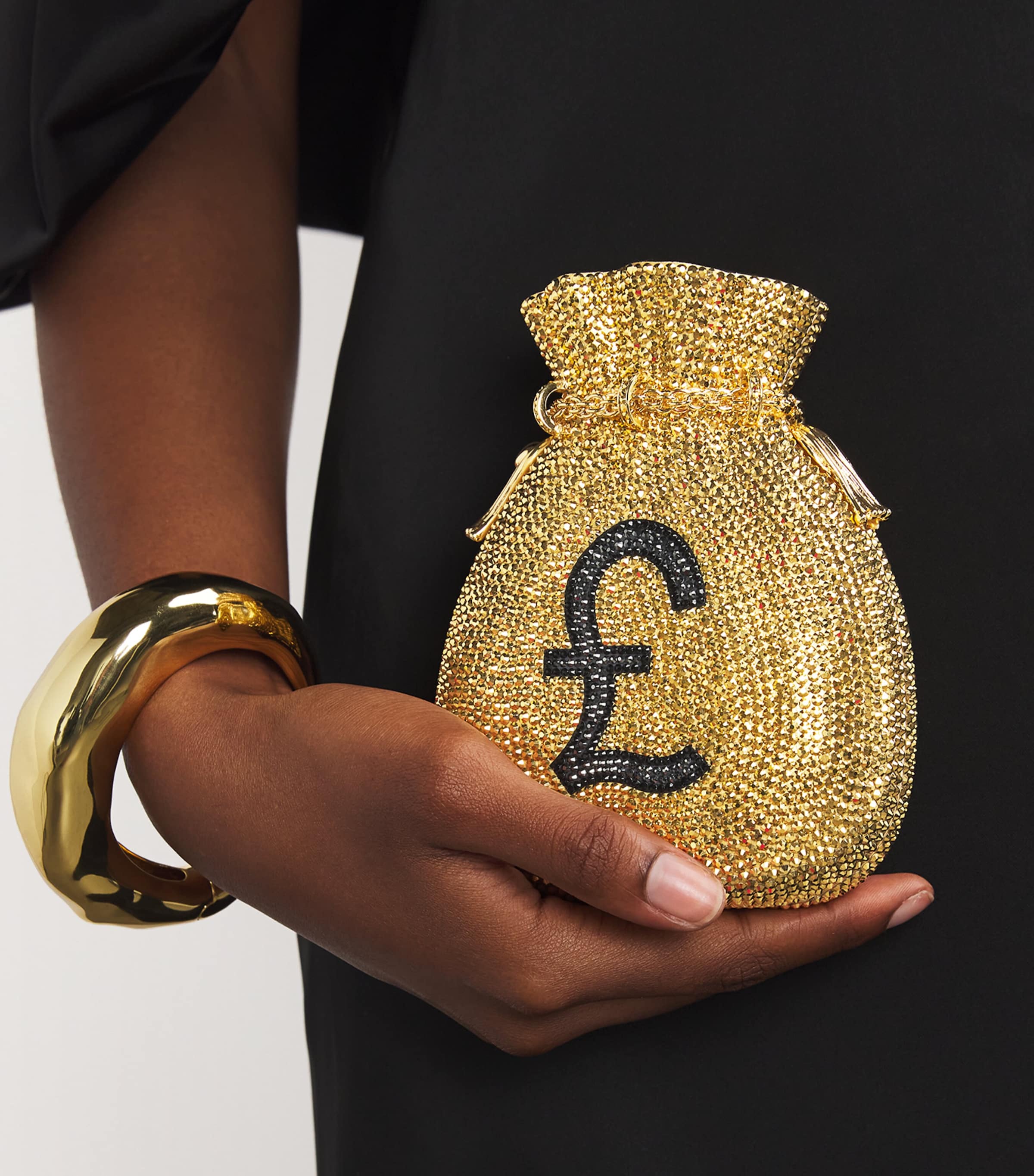 British Money Bags Clutch Bag CPRMT CHMPGN MLTI Image 5