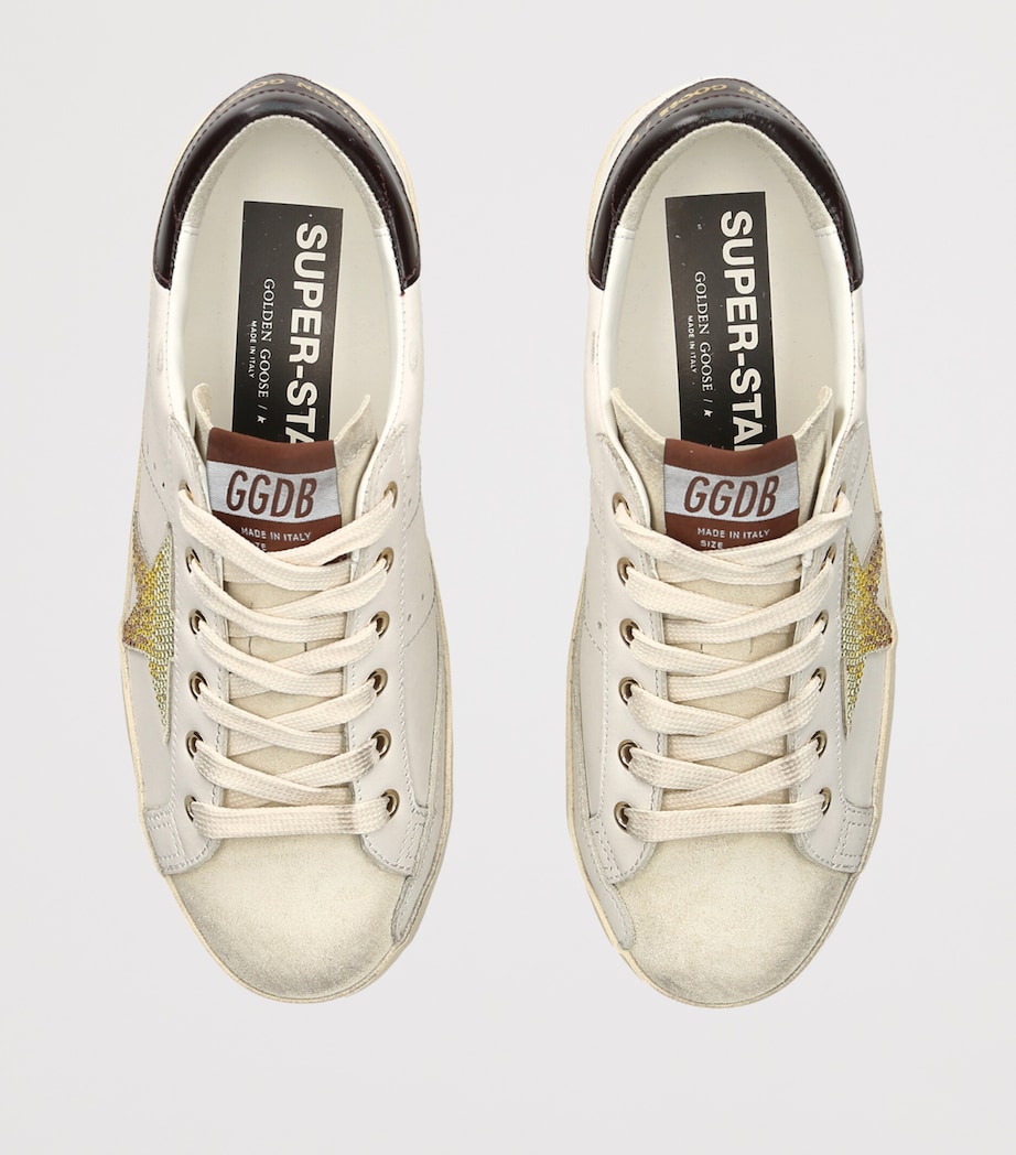 Golden Goose Leather Super Star Sneakers White/comb Image 4