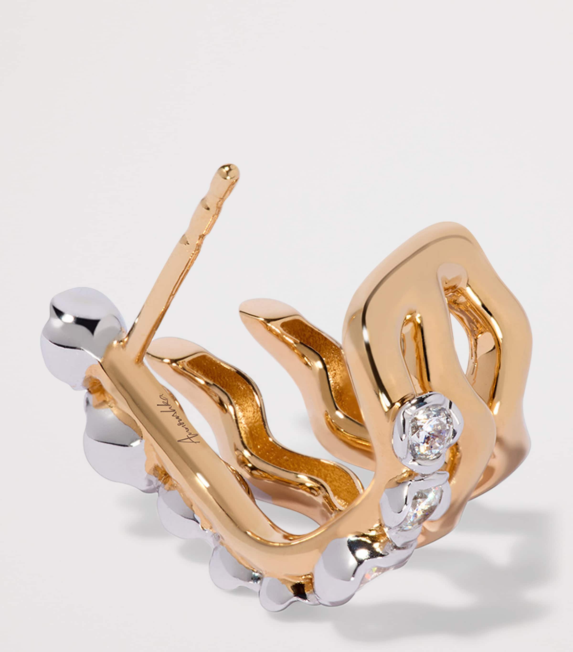 Annoushka Yellow Gold and Diamond Mythology Evil Eye Charm Image 2