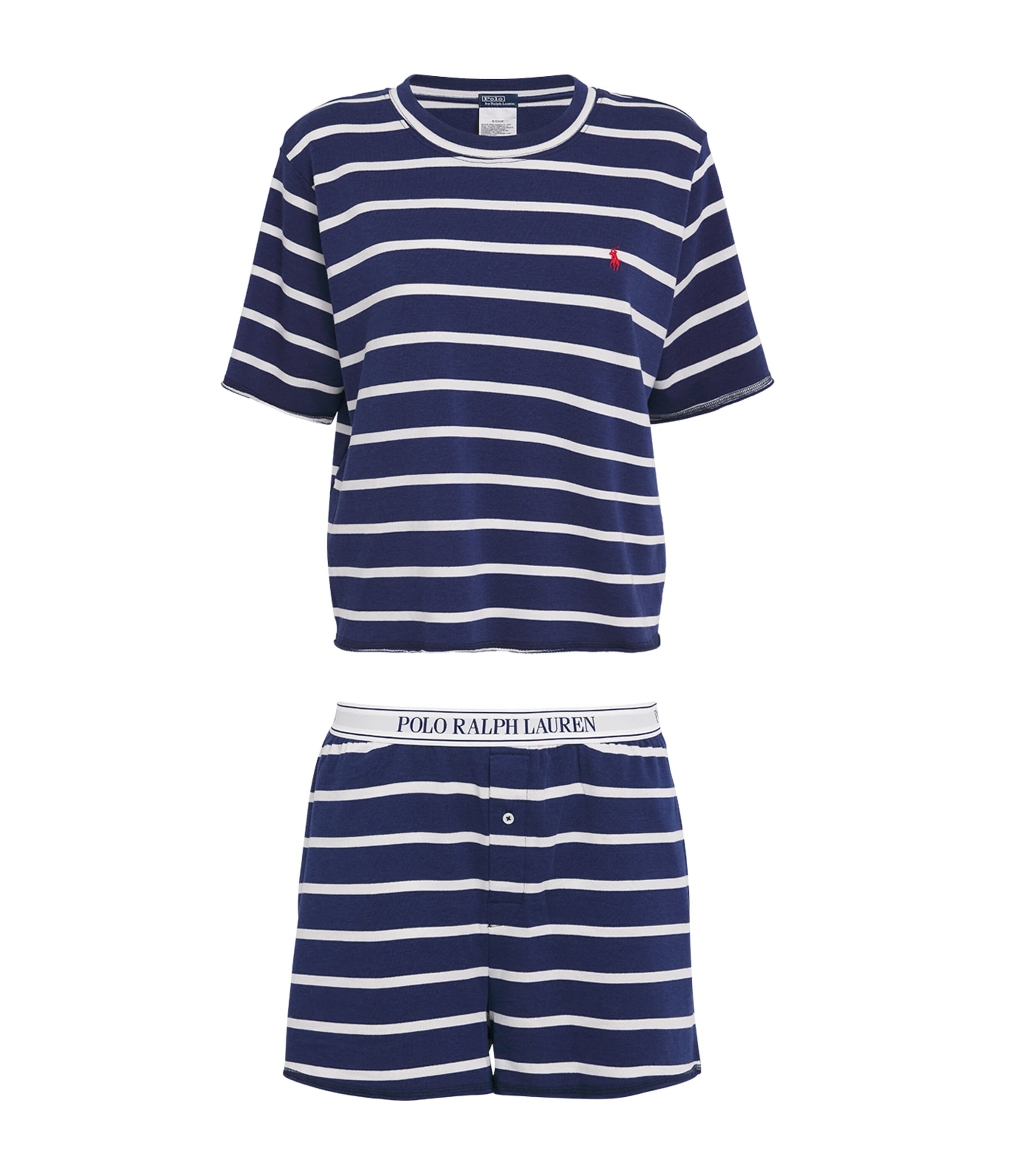 Polo Ralph Lauren Womens Stripe Pyjama Set Sailing Stripe Image 1