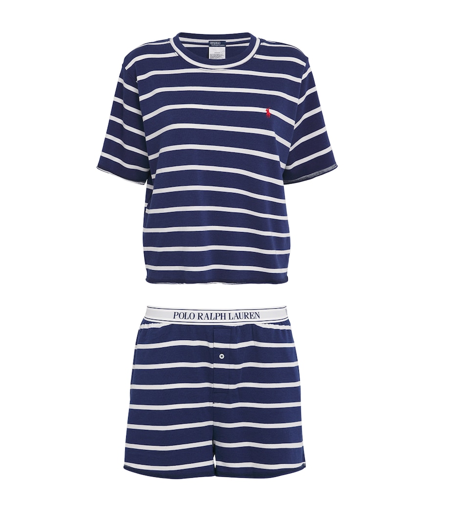 Polo Ralph Lauren Womens Stripe Pyjama Set Sailing Stripe Image 1