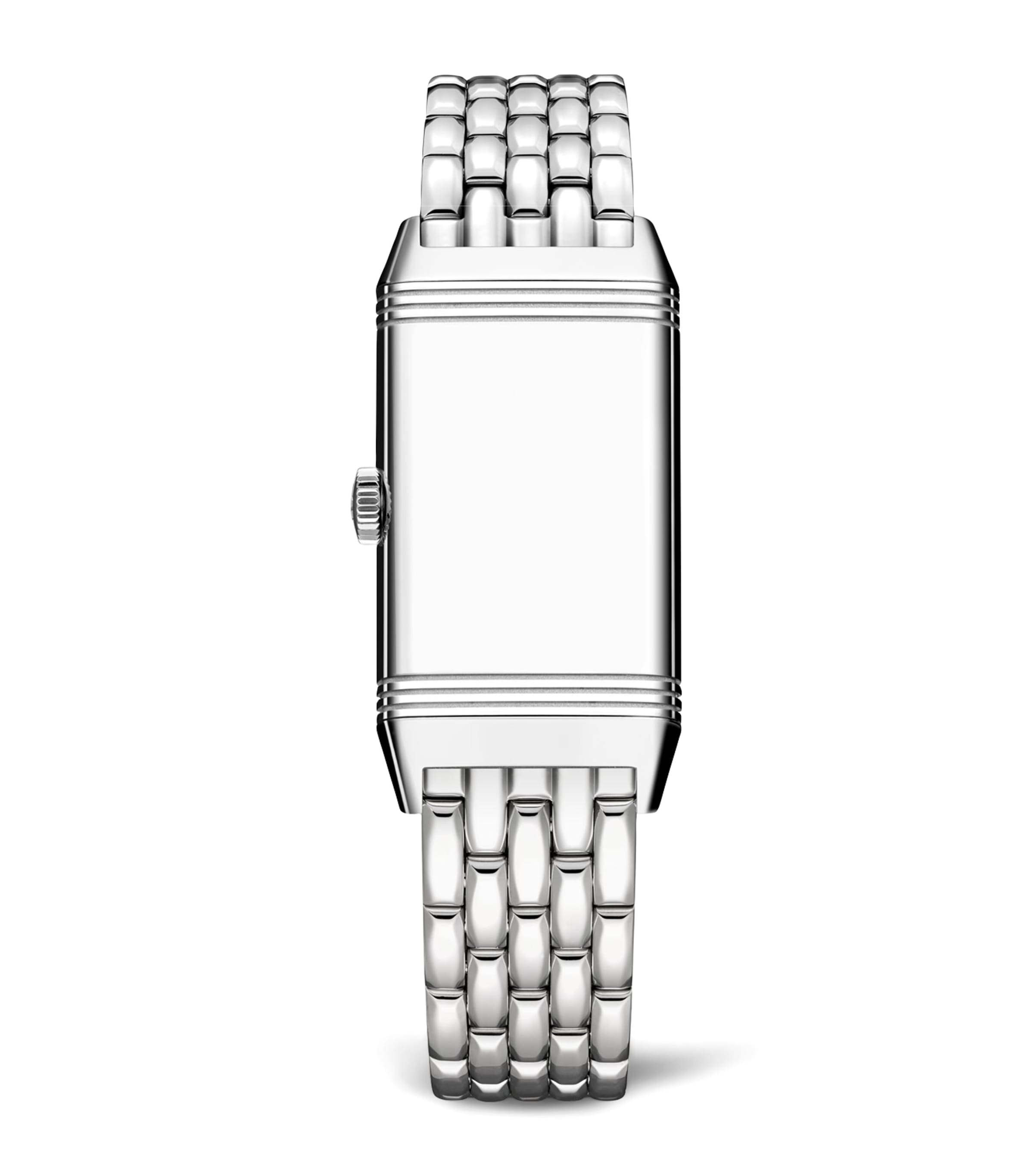 Stainless Steel and Diamond Reverso One Watch 20mm STAINLESS STEEL Image 2