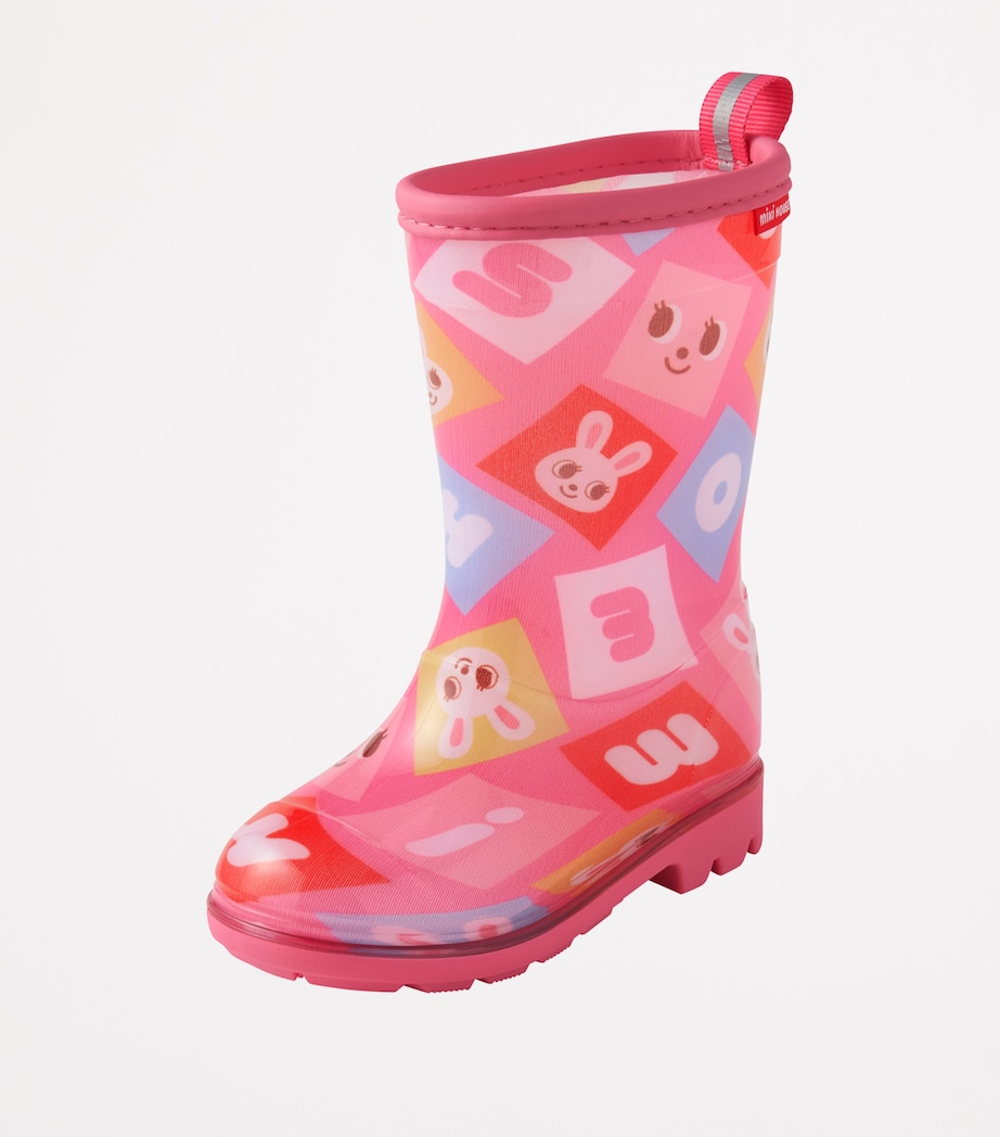 Rabbit Print Rain Boots 8 Image 5