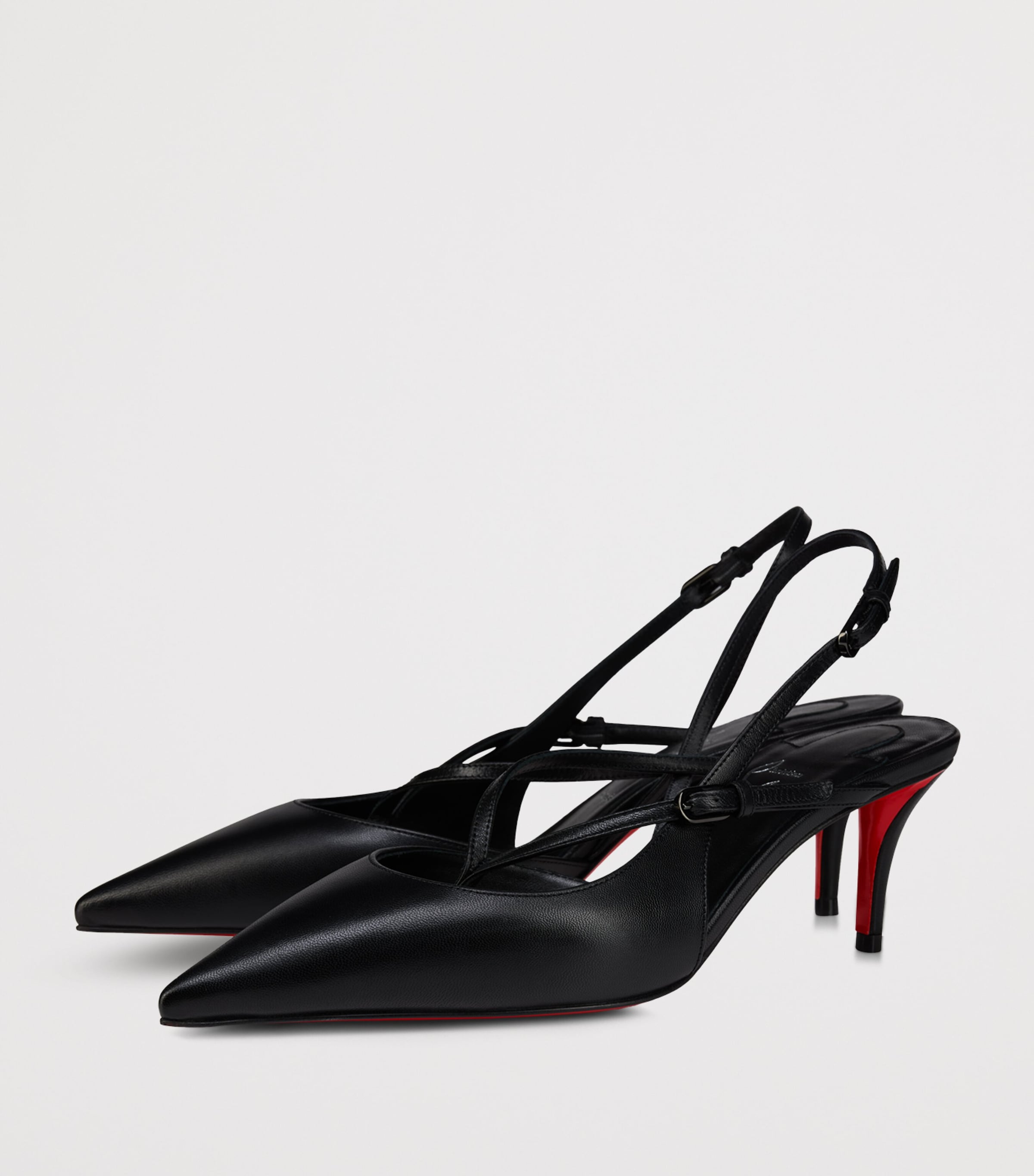 Christian Louboutin Twistissimo Leather Slingback Pumps 60 Image 2