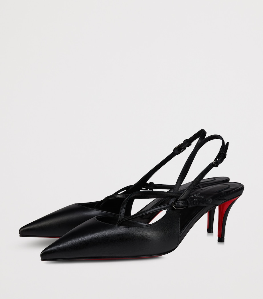 Christian Louboutin Twistissimo Leather Slingback Pumps 60 Image 2