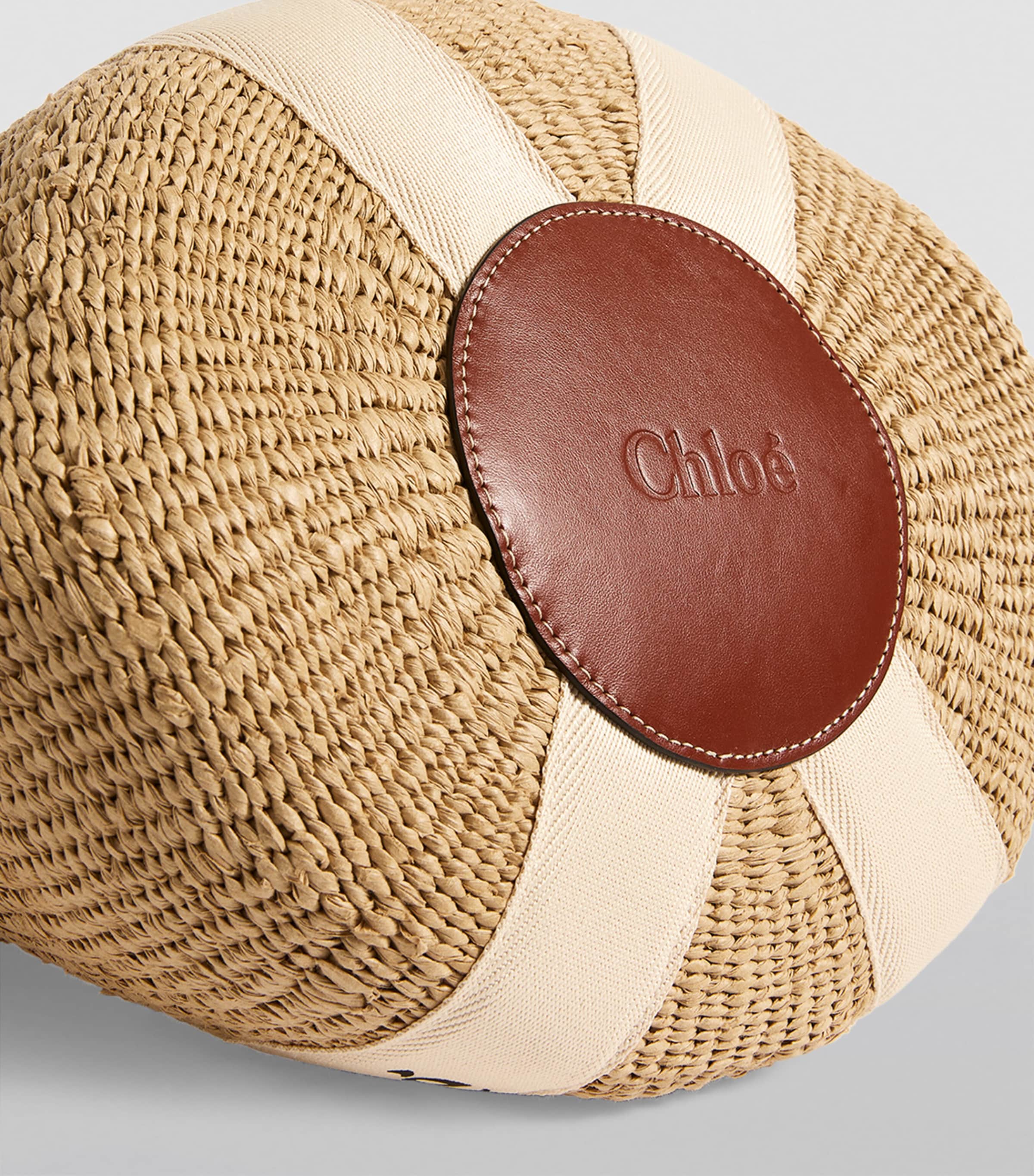 Large Woody Basket Bag BASKET WHITE Image 6