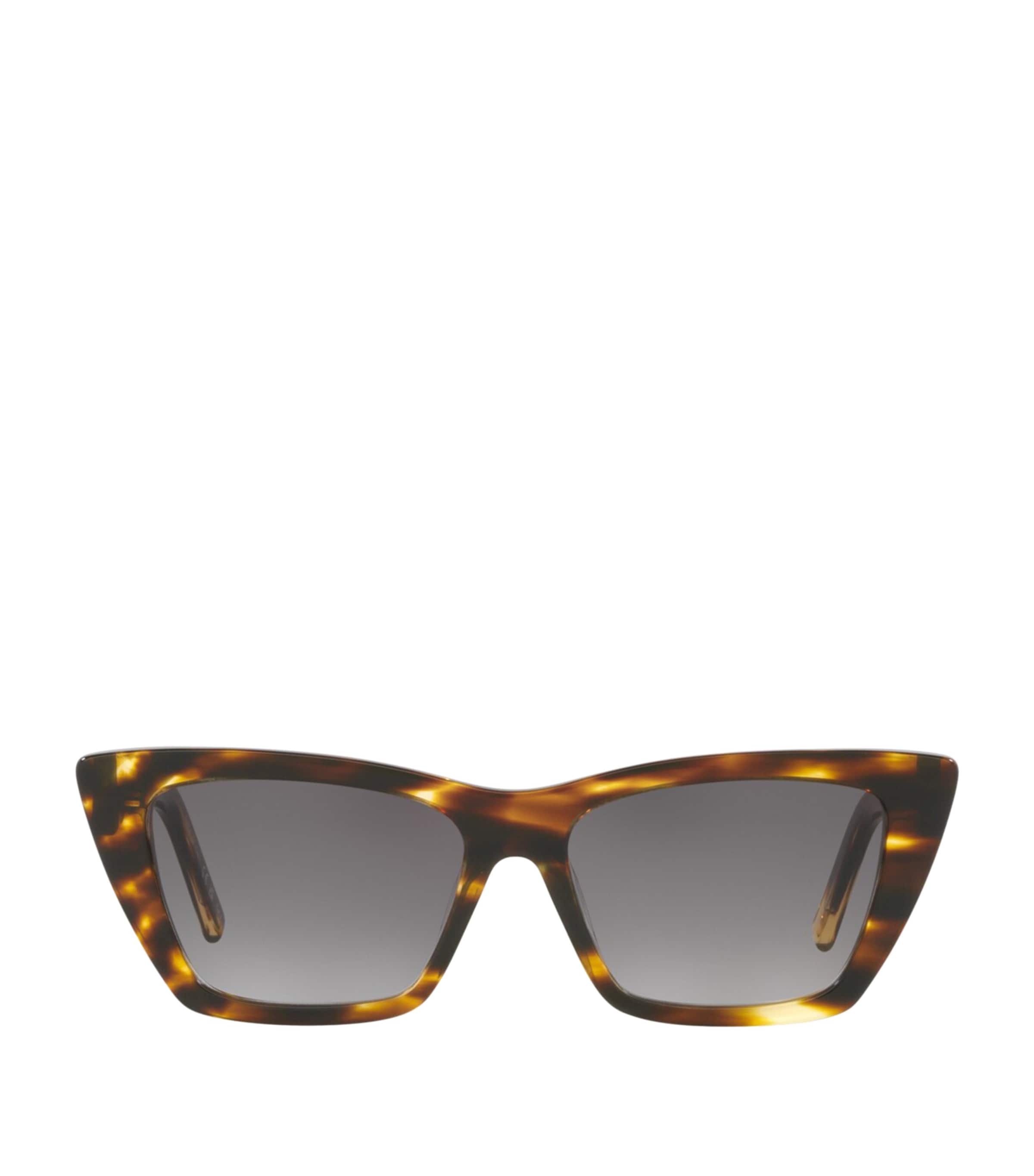 Saint Laurent Womens Brown Sl276 Mica Cat-eye Frame Acetate Sunglasses In Brown