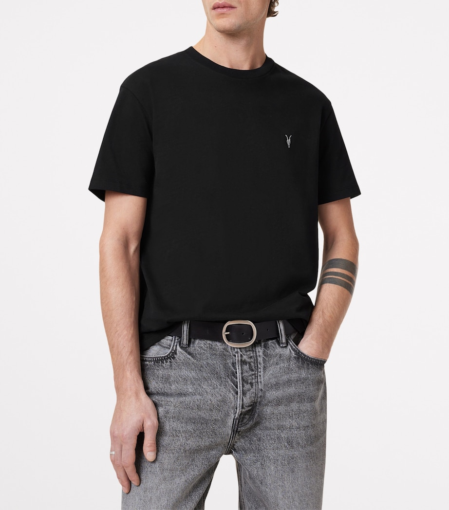 Organic and Recycled Cotton Dexter T-Shirt JET BLACK Image 4