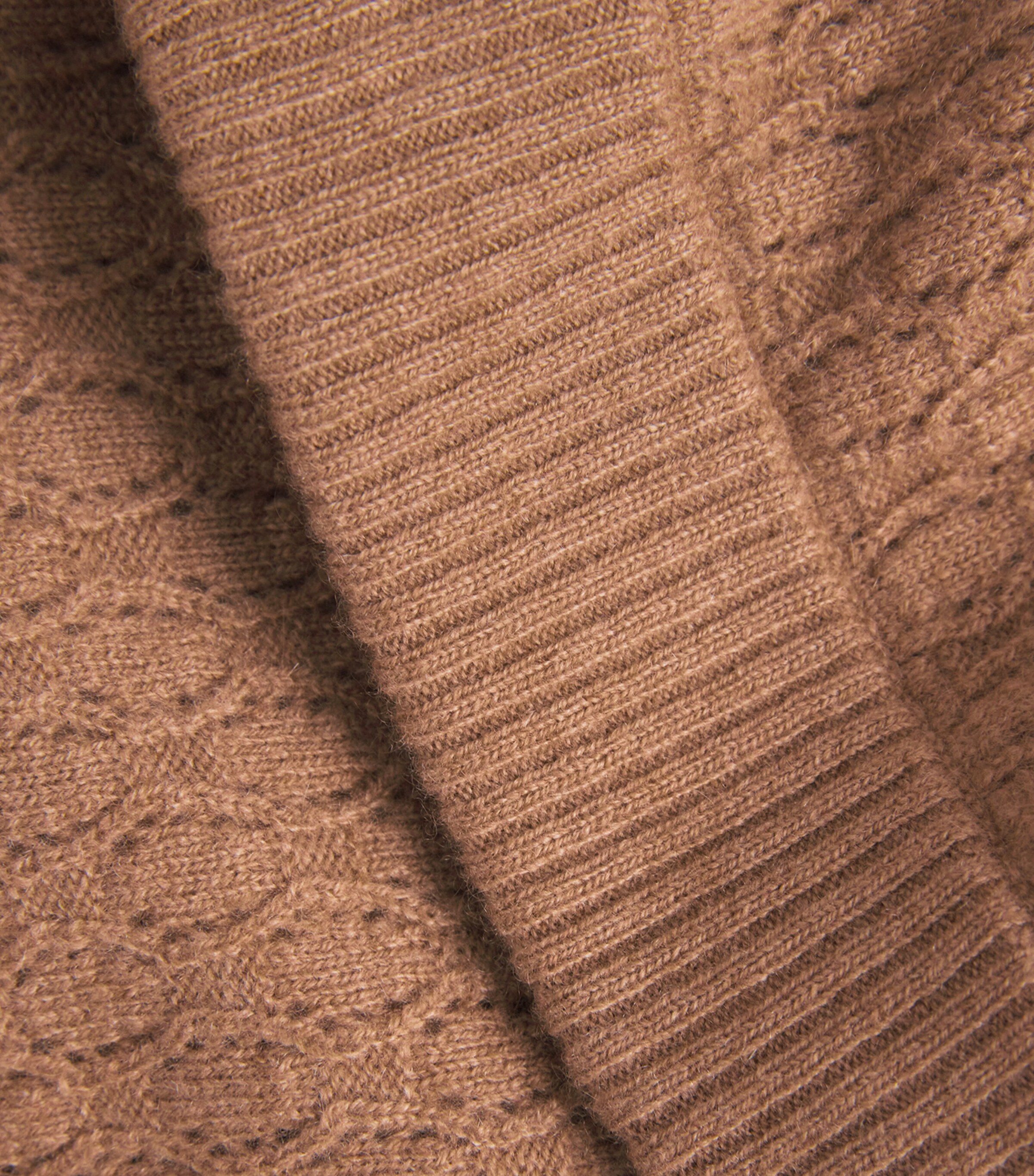 Le Kasha Womens Organic Cashmere Midi Skirt Camel Image 6