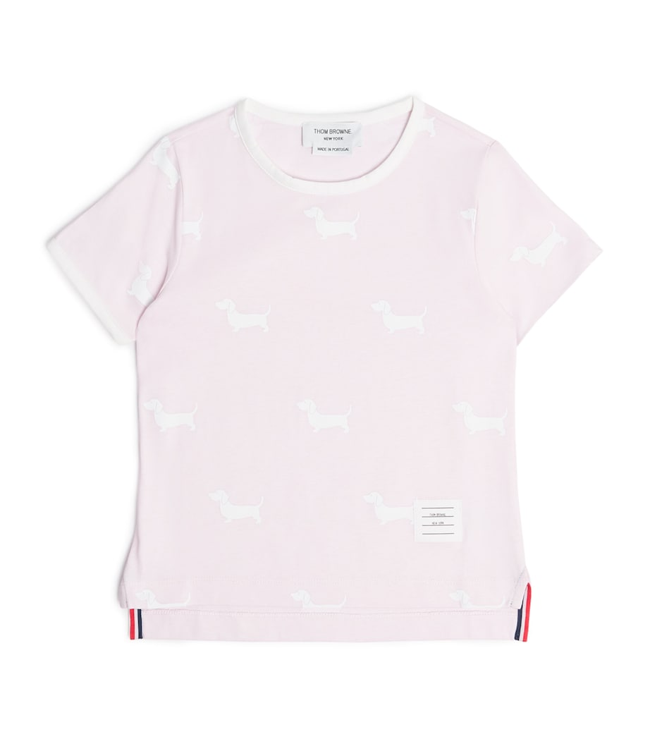 Cotton Dog T-Shirt (2-12 Years) LT PINK Image 1