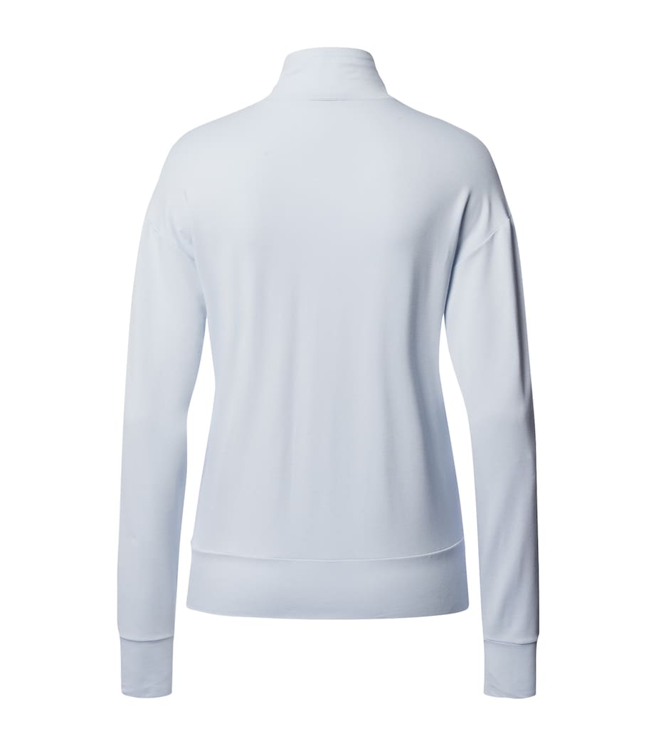 Balance Zip-Up Cardigan POWDER BLUE Image 2