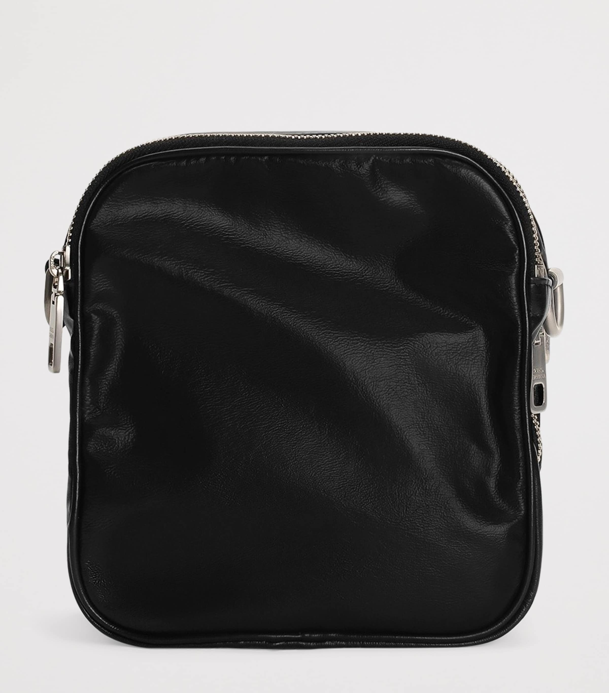 Dolce&Gabbana Patent Leather Cross-Body Bag Black Image 8