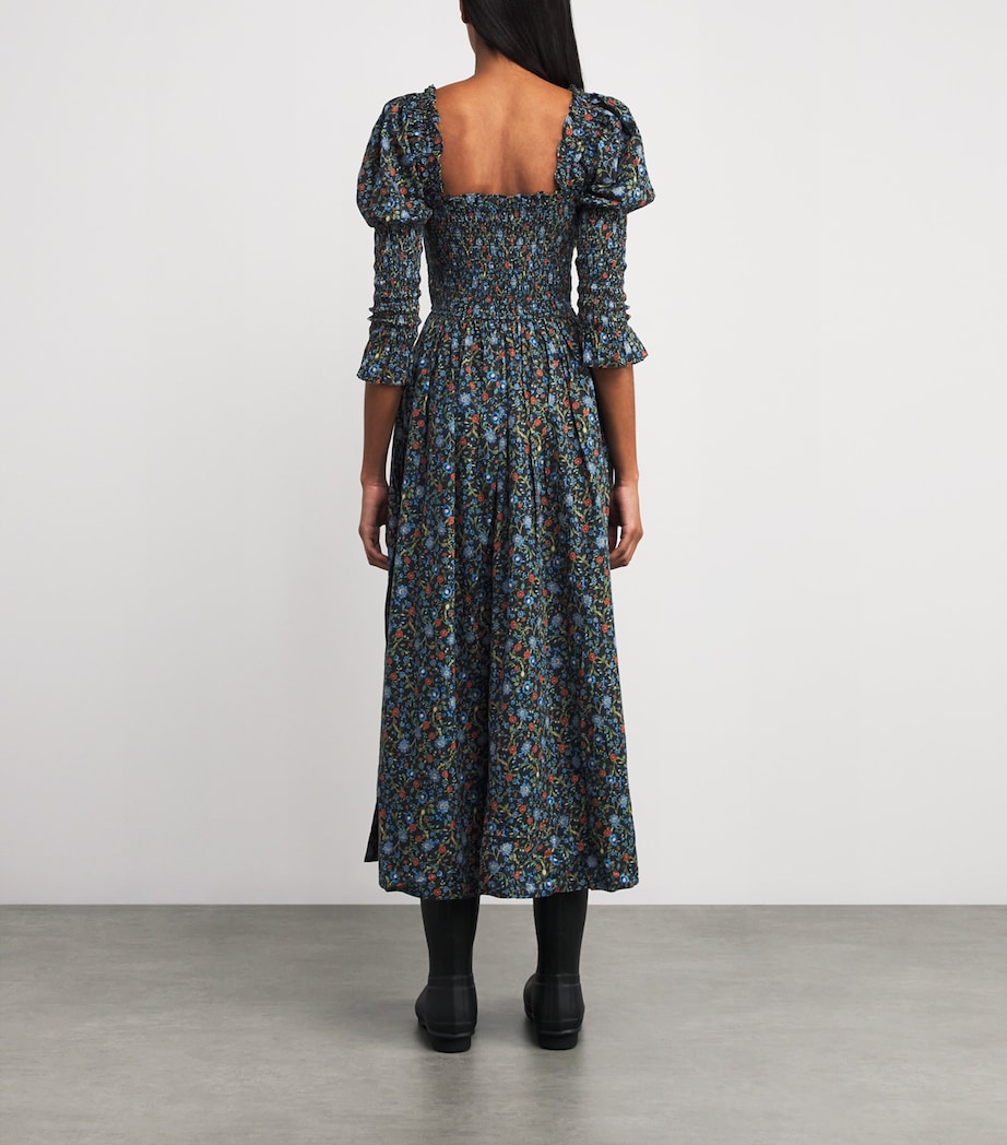 Cotton Bijou Maxi Dress NOIR PRARI DE MNTGNE Image 3