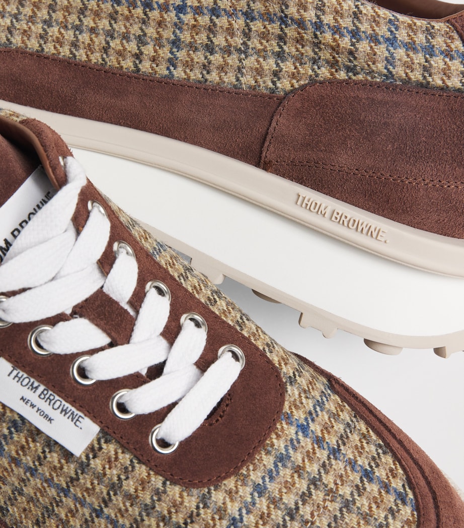 Suede Check Alumni Sneakers BROWN Image 7
