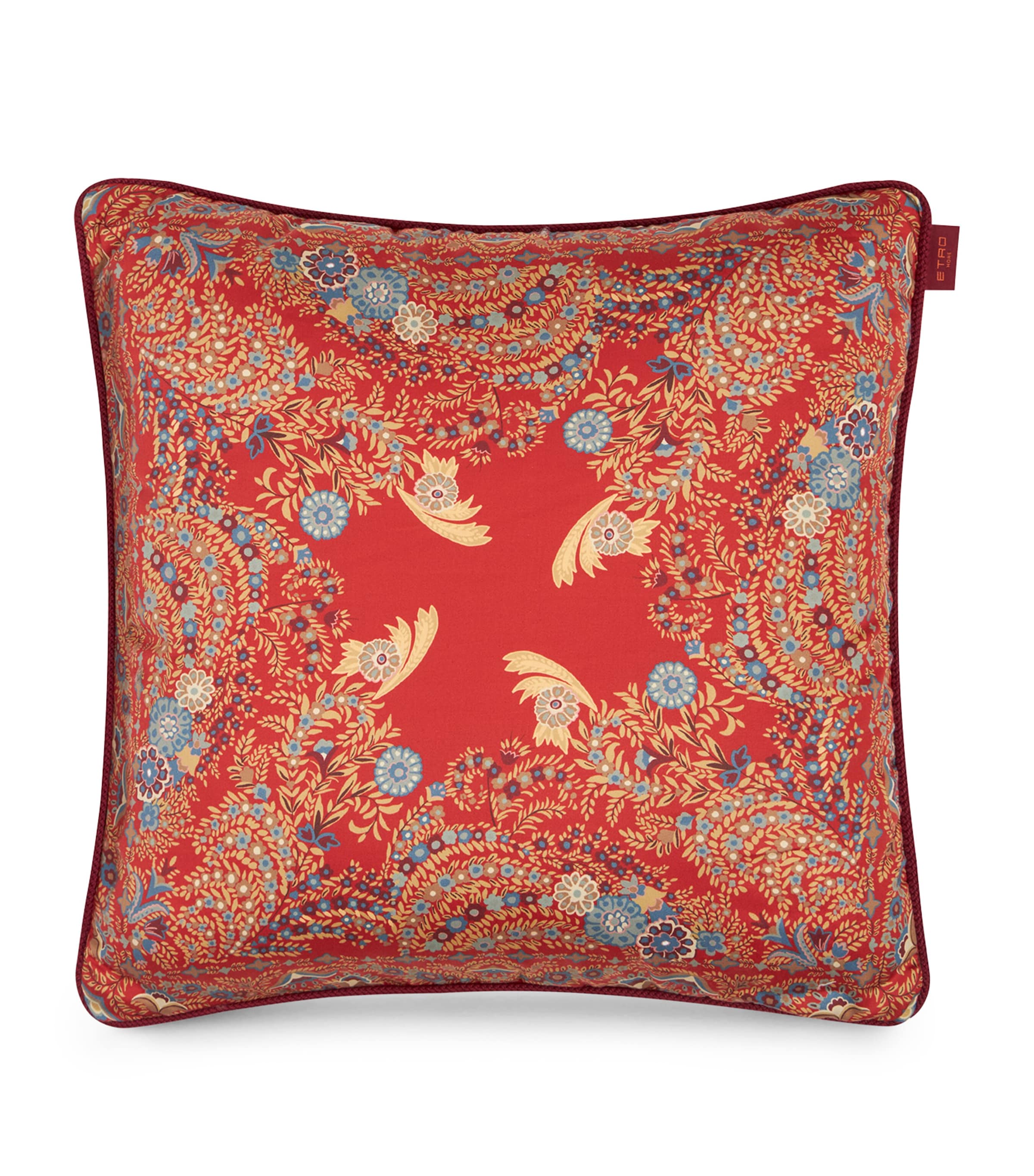 Etro Degrade Cushion In Orange