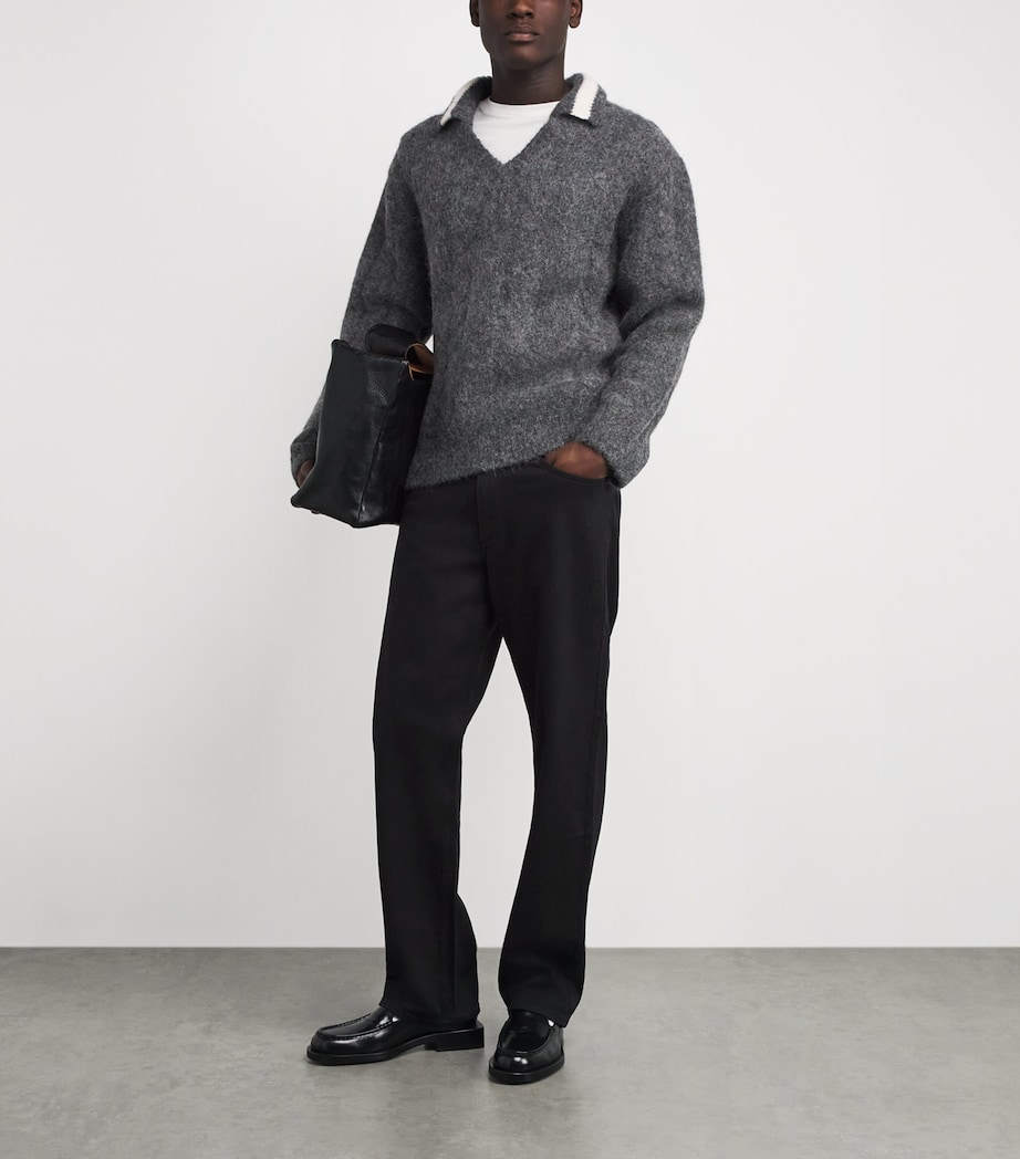 Fit 4 Straight Jeans BLACK Image 2