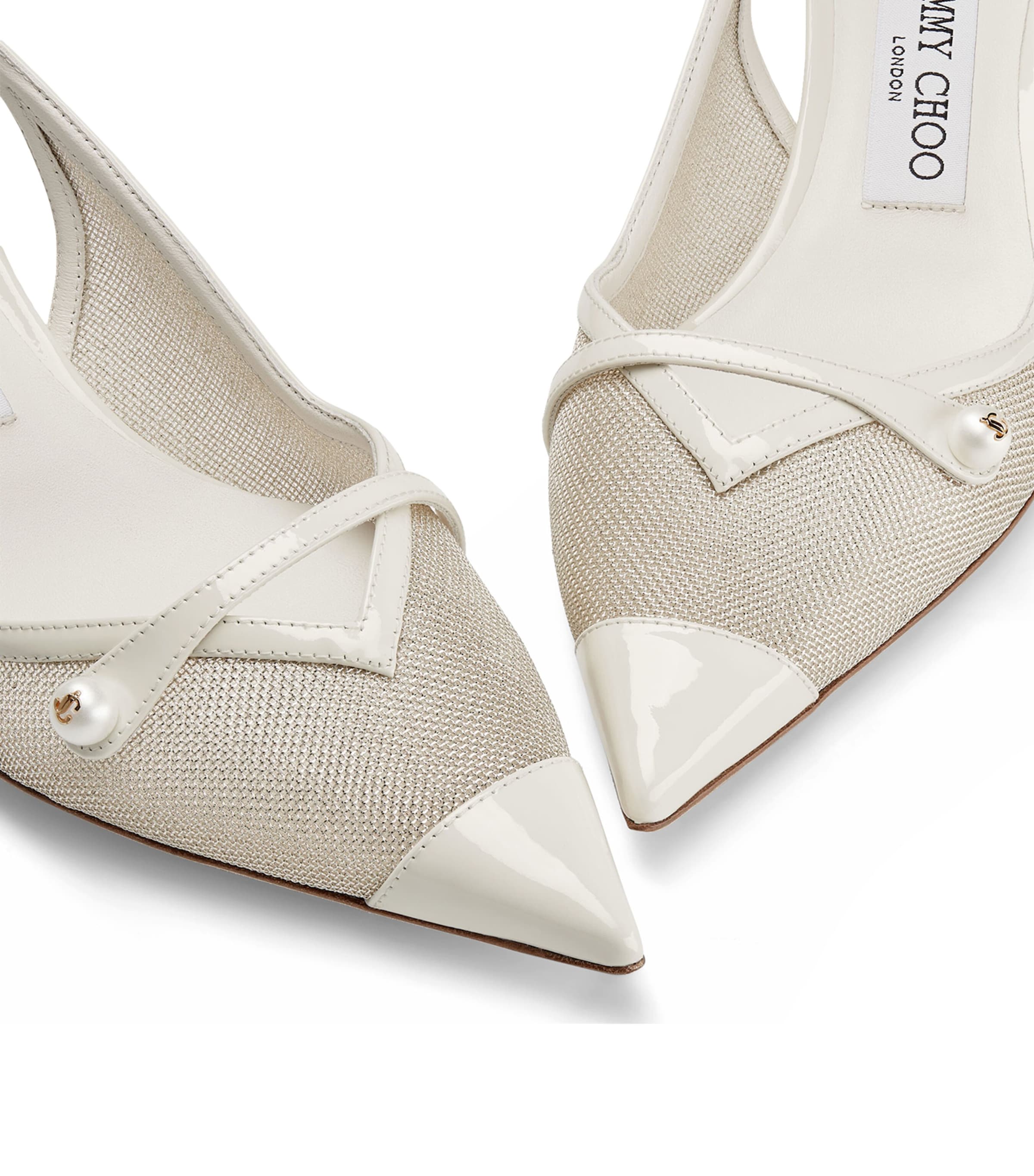 Amita 45 Slingback Pumps LATTE/CHAMPAGNE Image 5