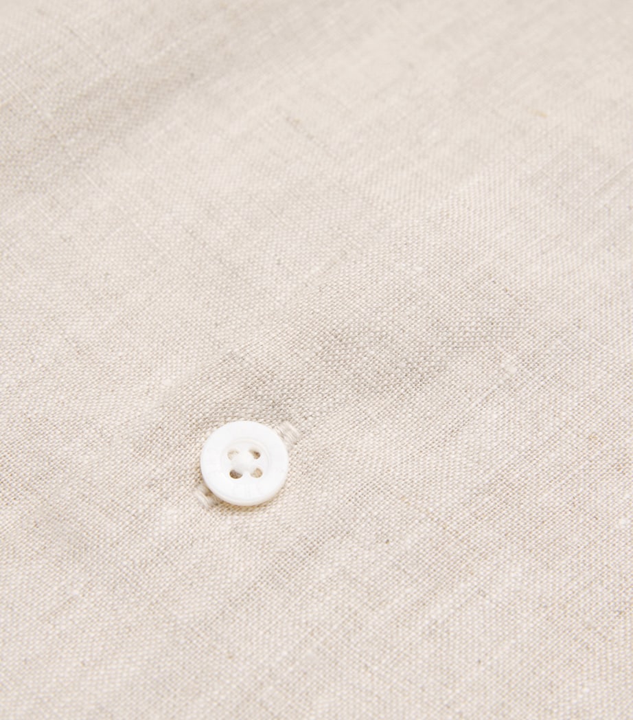CHÉ Mens Linen Shirt Oat Image 5