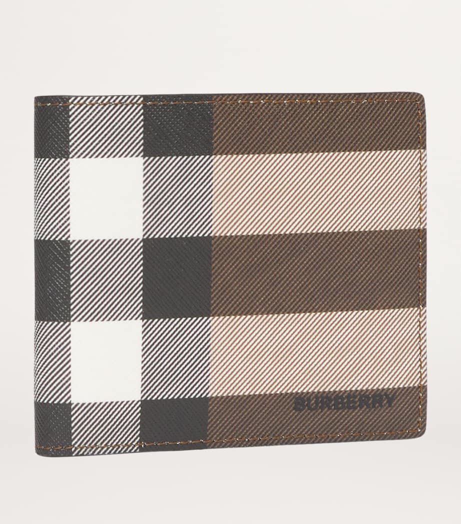 Check Bifold Coin Wallet DARK BIRCH BROWN Image 5