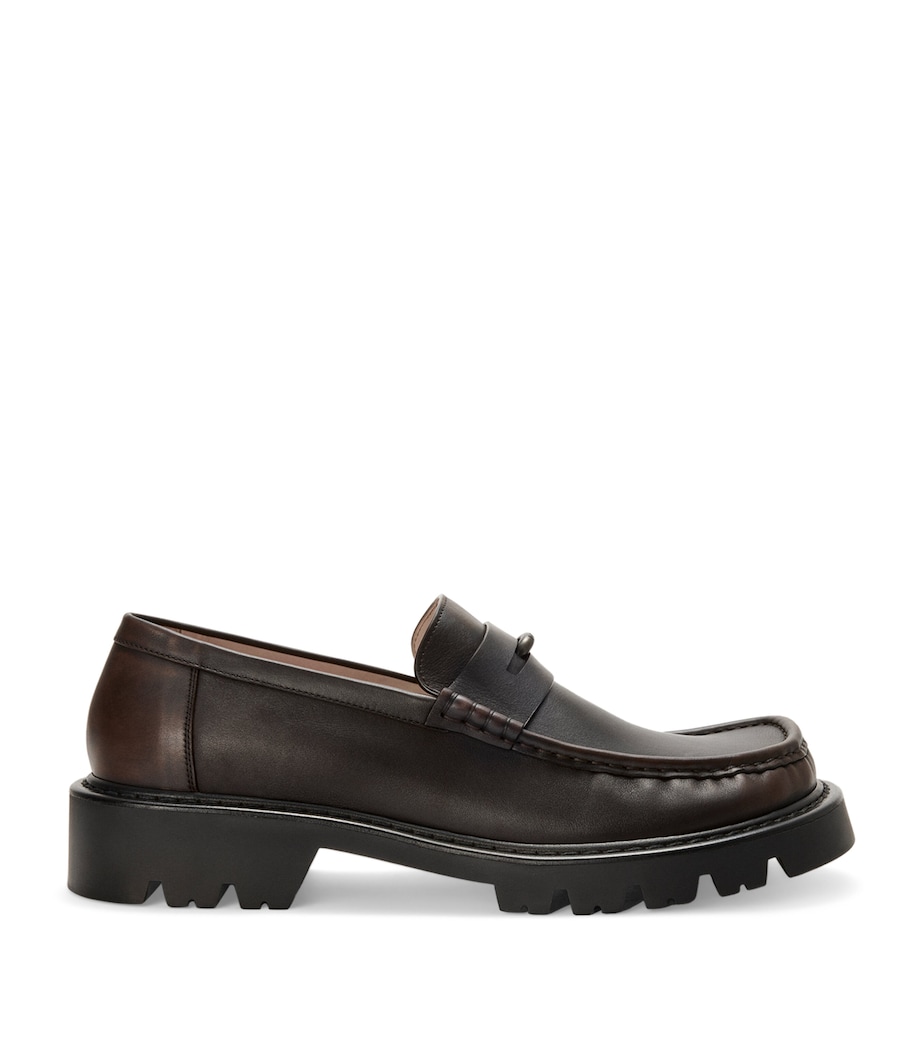 Leather Sierra Loafer DARK BROWN Image 1