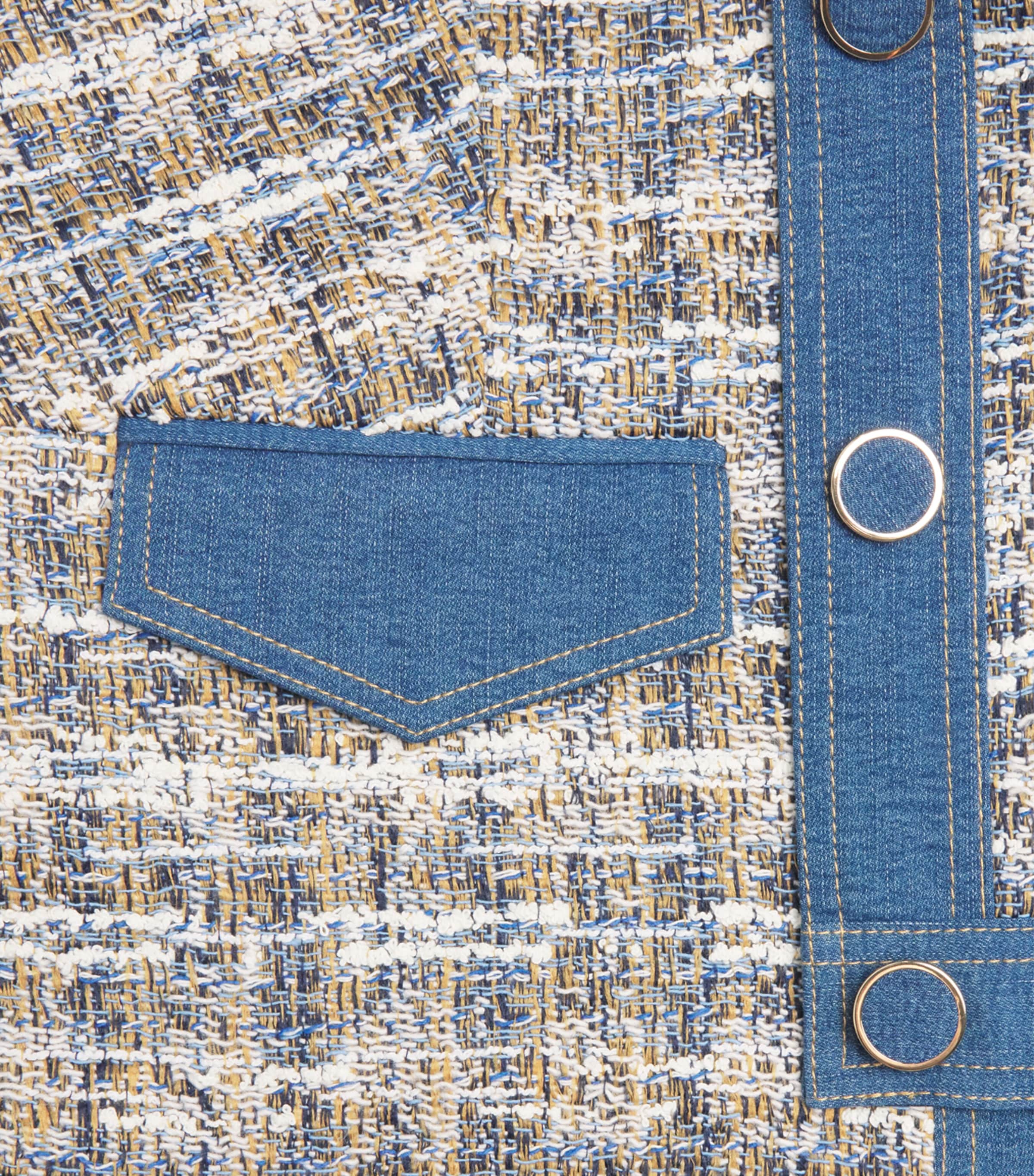 Tweed Ainslie Jacket B1426 NAVY MULTI Image 6