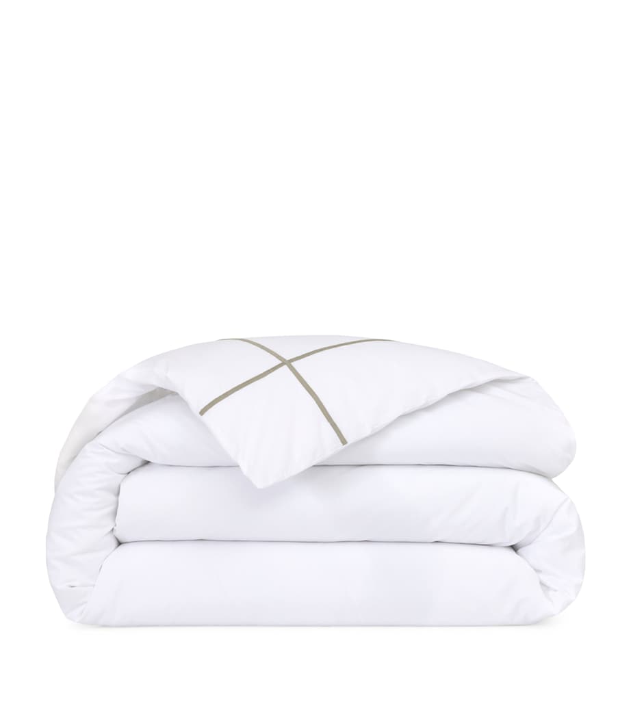 Yves Delorme Athena Double Duvet Cover (200cm x 200cm) Kaki Image 1