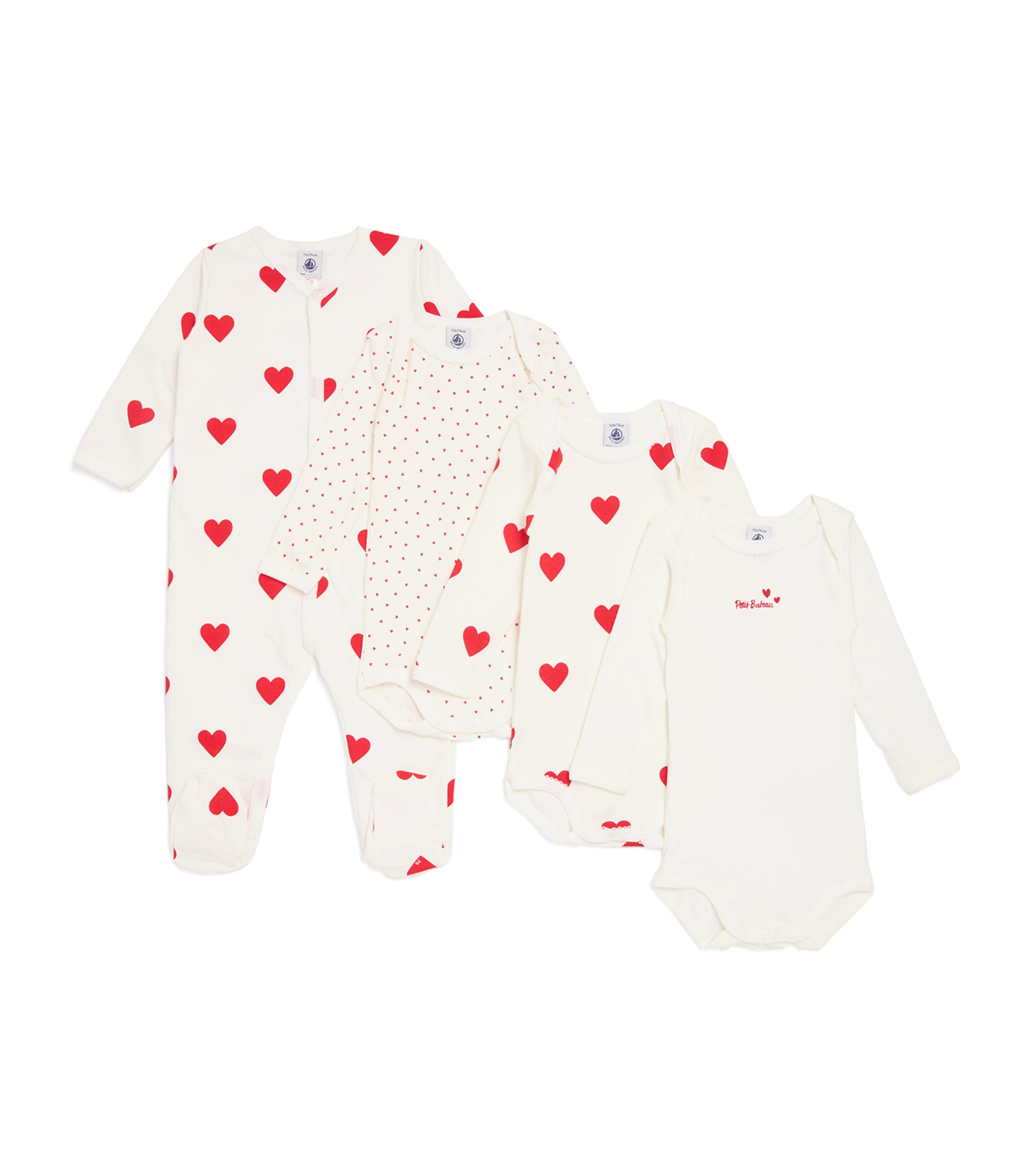 Set of 4 Bodysuits and All-In-One (3-18 Months) 0VARIANTE 1 Image 1