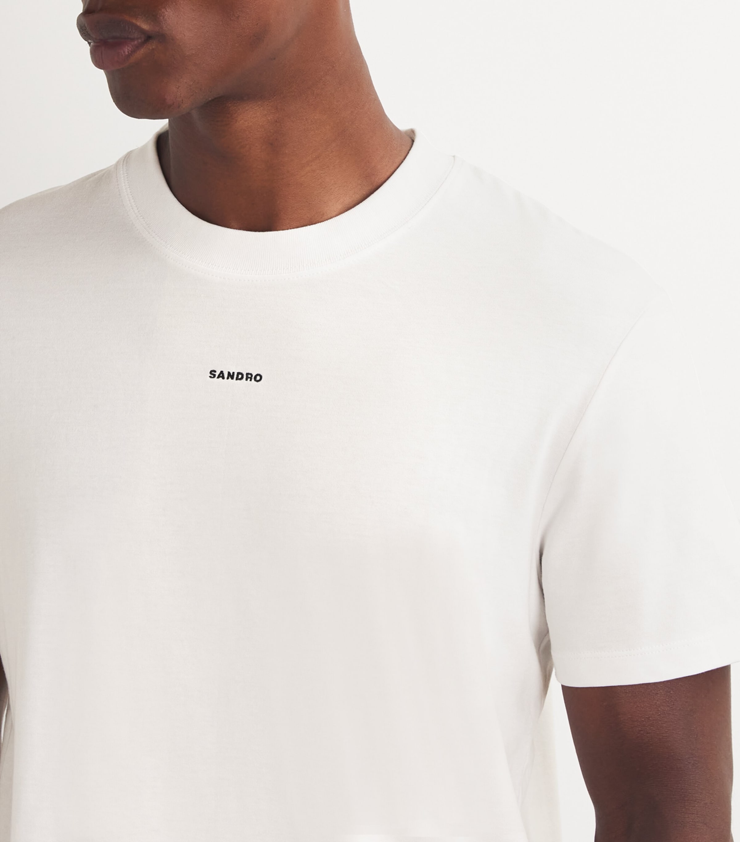 Cotton Logo T-Shirt WHITE Image 6