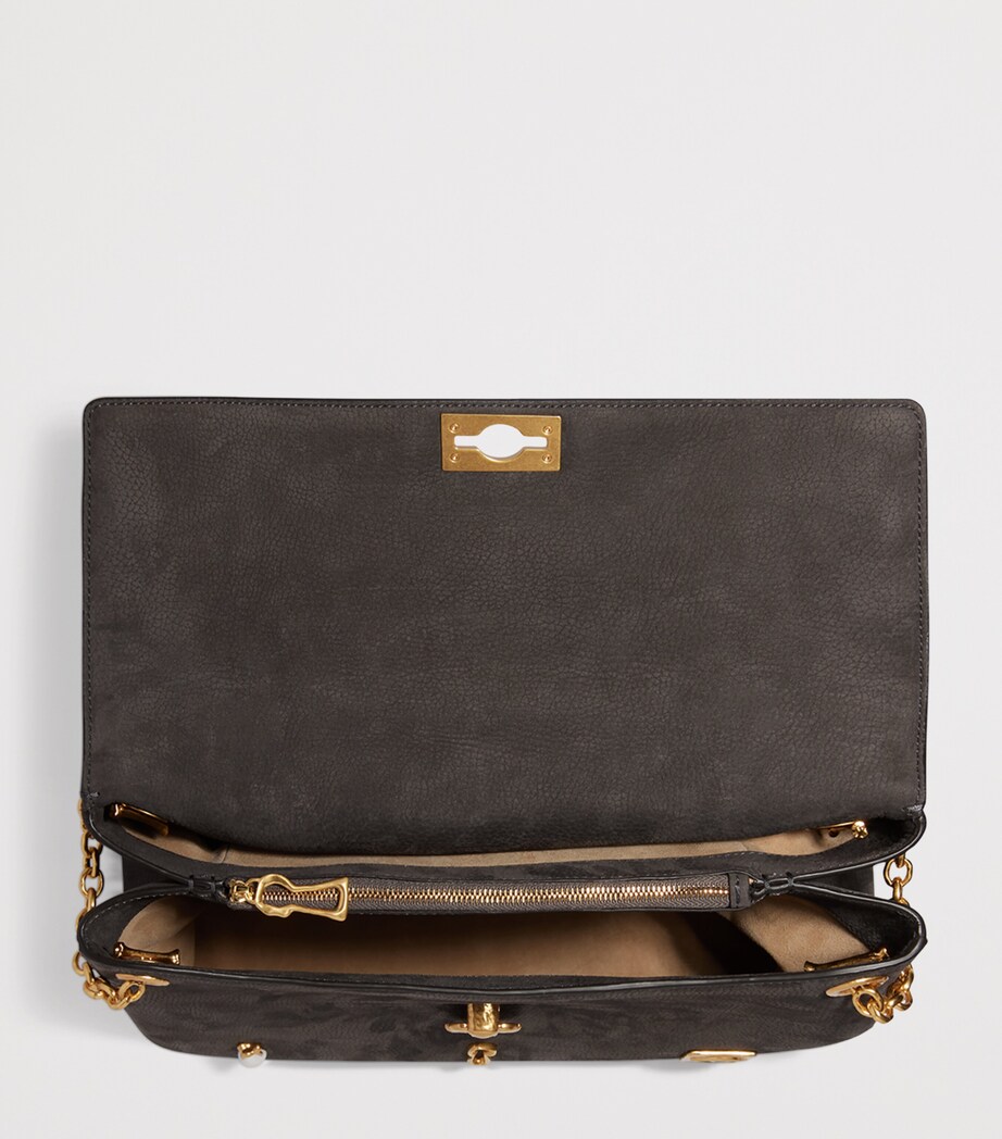 Schiaparelli Leather Secret Bijoux Top-Handle Bag Dark Grey Image 6