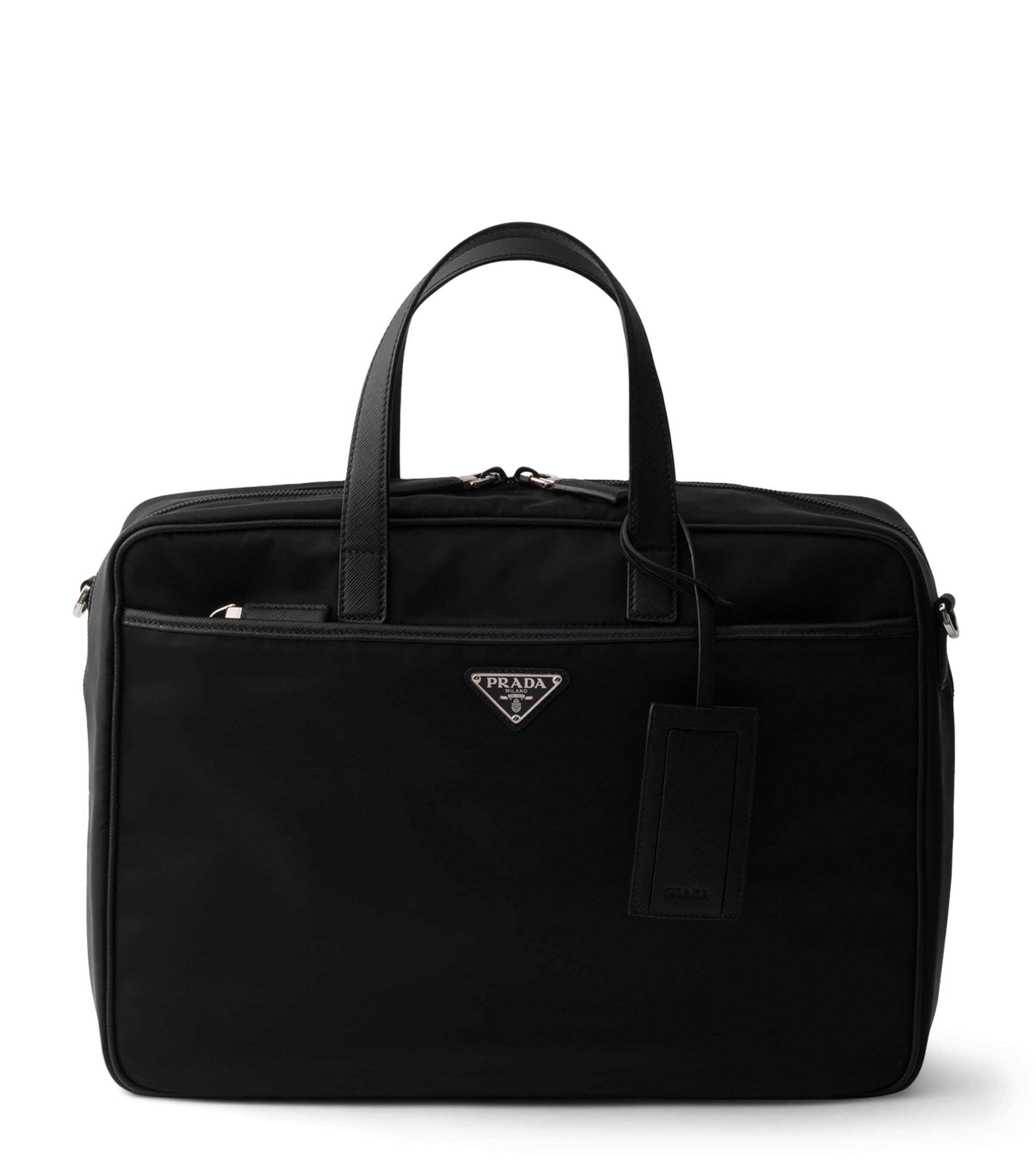 Prada Re-Nylon and Saffiano Leather Briefcase Image 1