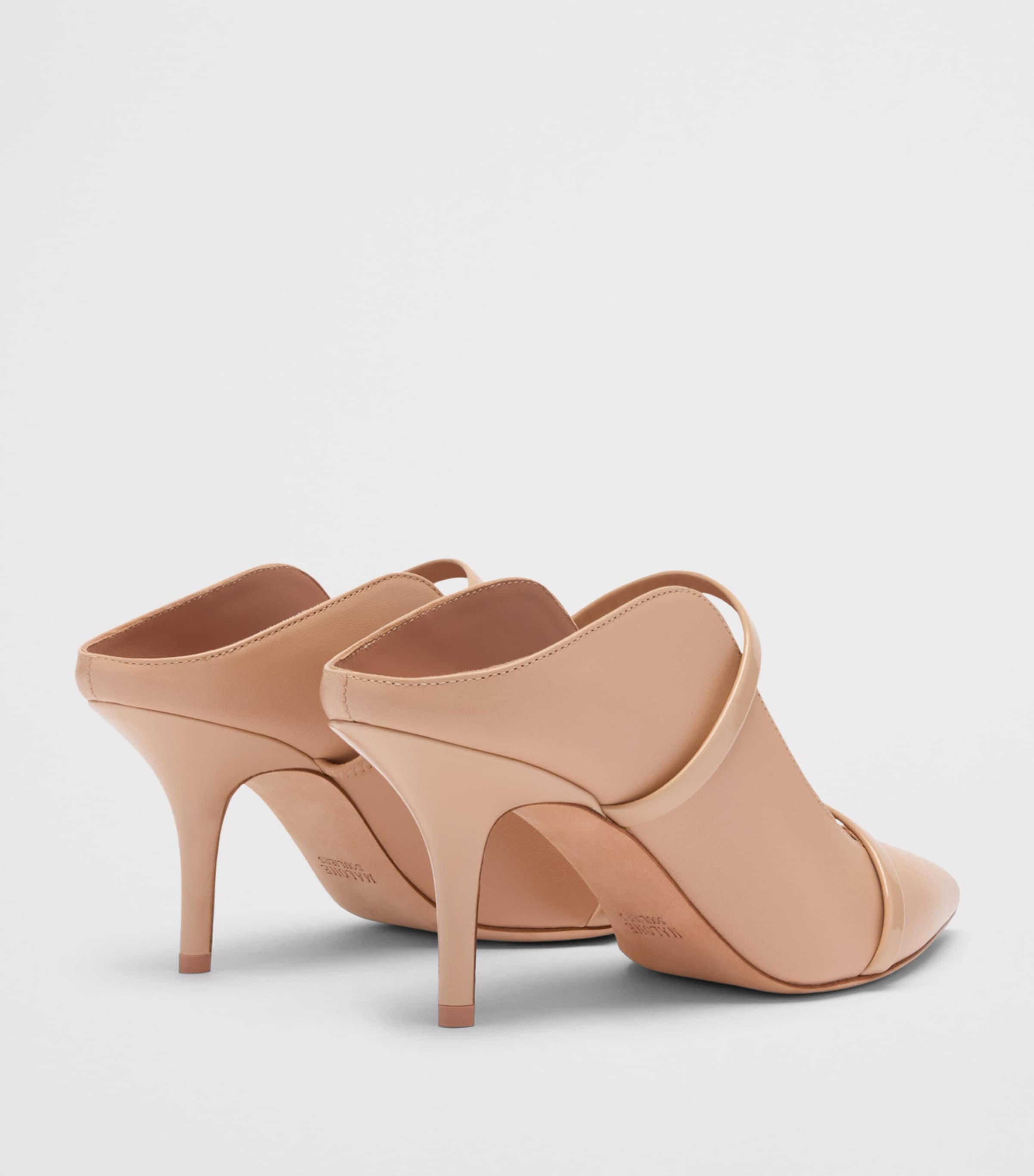 Malone Souliers Leather Maureen Mules 70 Buff Image 4