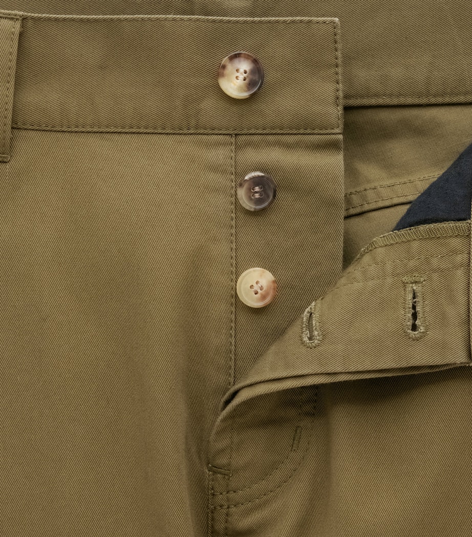 Cotton Slim Trousers 3007 Image 4