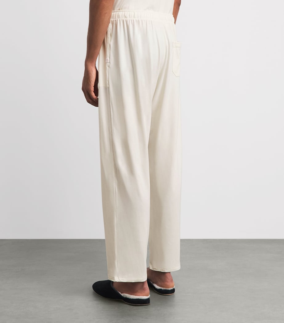 Derek Rose Mens Basel Lounge Trousers Bei Image 5
