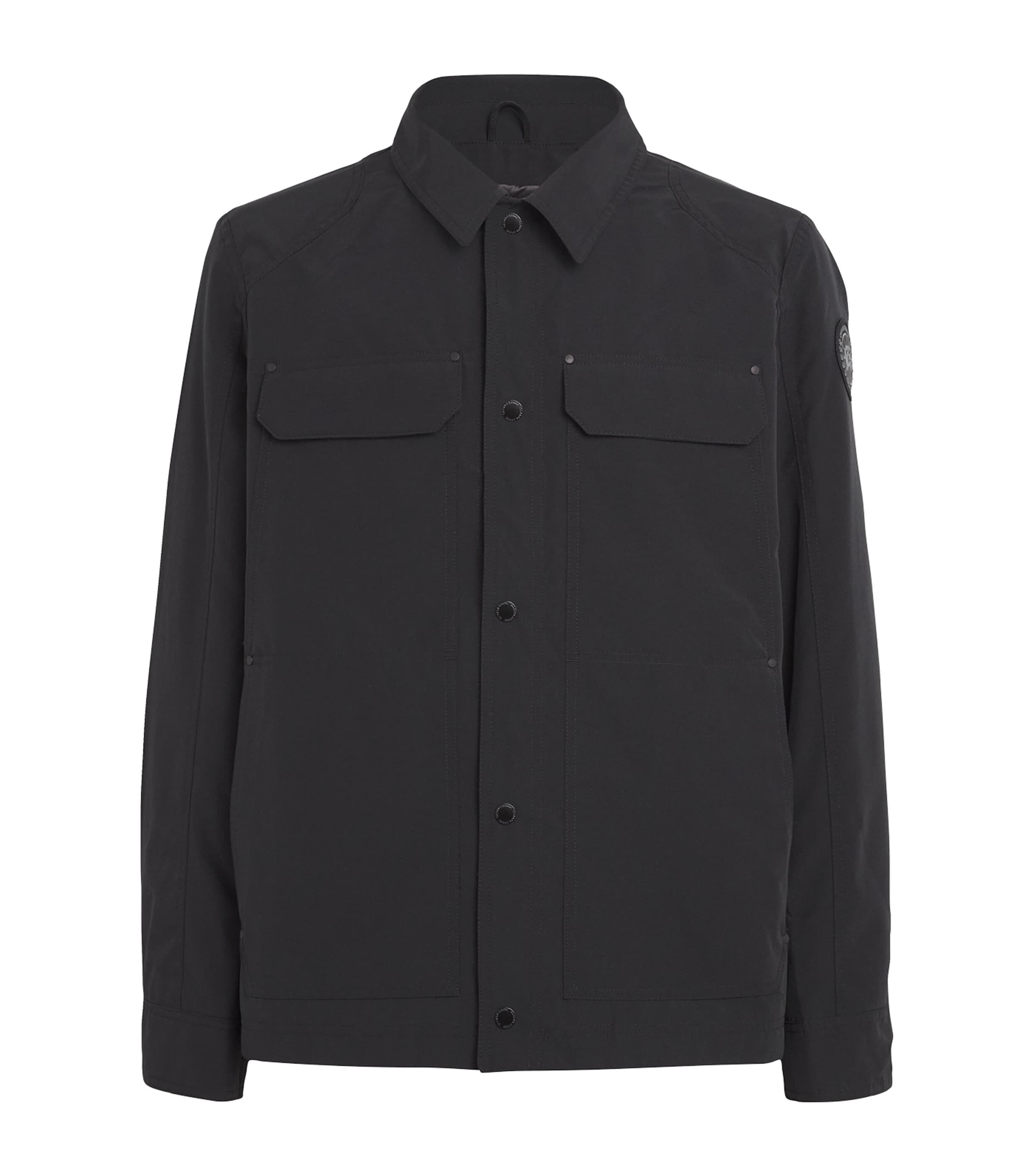 Canada Goose Burnarby Chore Overshirt In Black