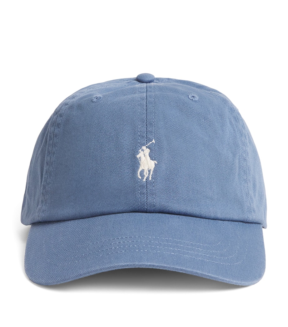 Polo Ralph Lauren Cotton Logo Baseball Cap Blue Image 1