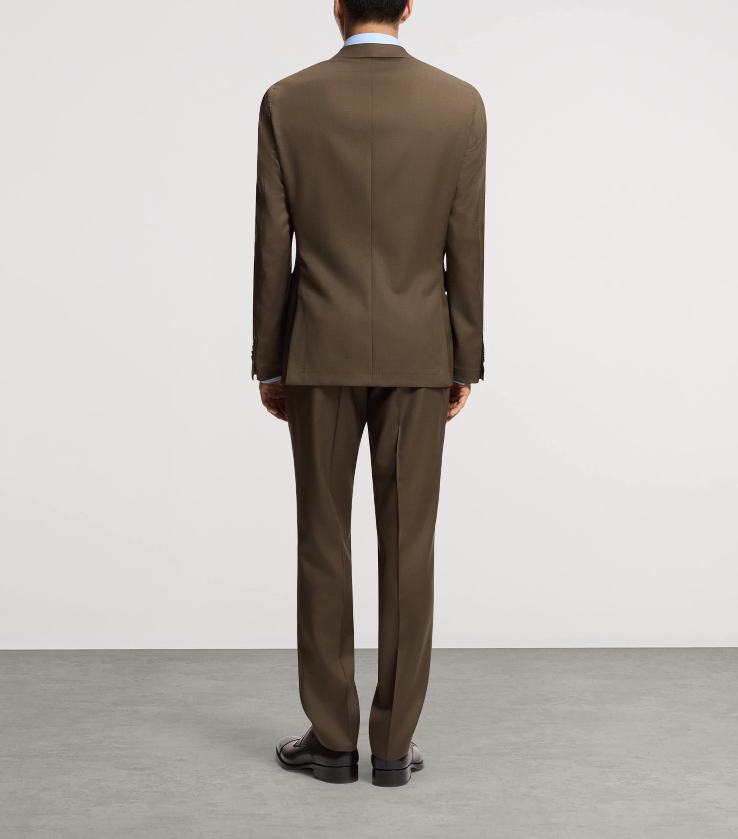 BOSS Mens Wool-Mohair Straight Fit Blazer Image 3