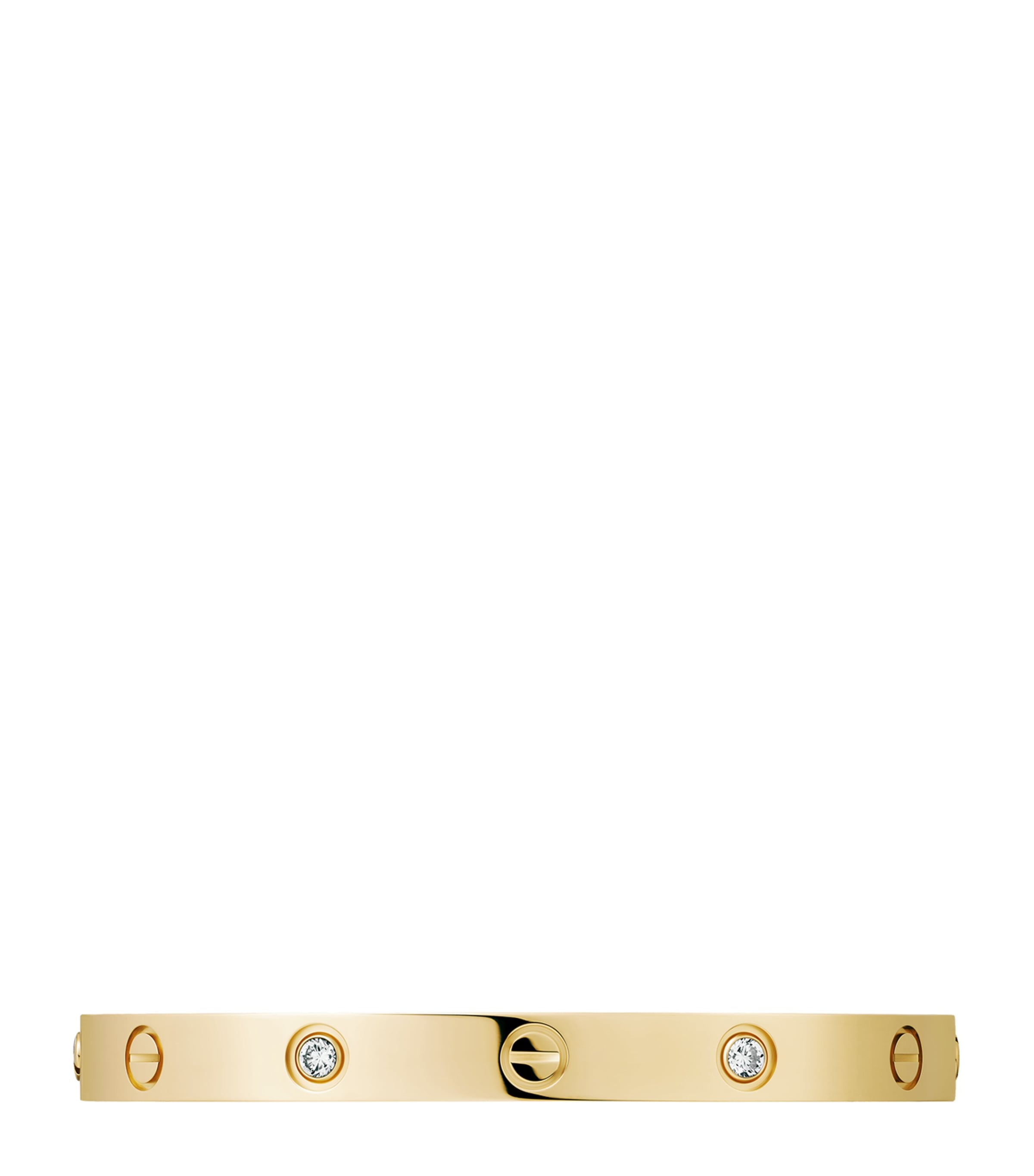 LOVE Classic Yellow Gold 4-Diamond Bracelet YELLOW GOLD Image 5