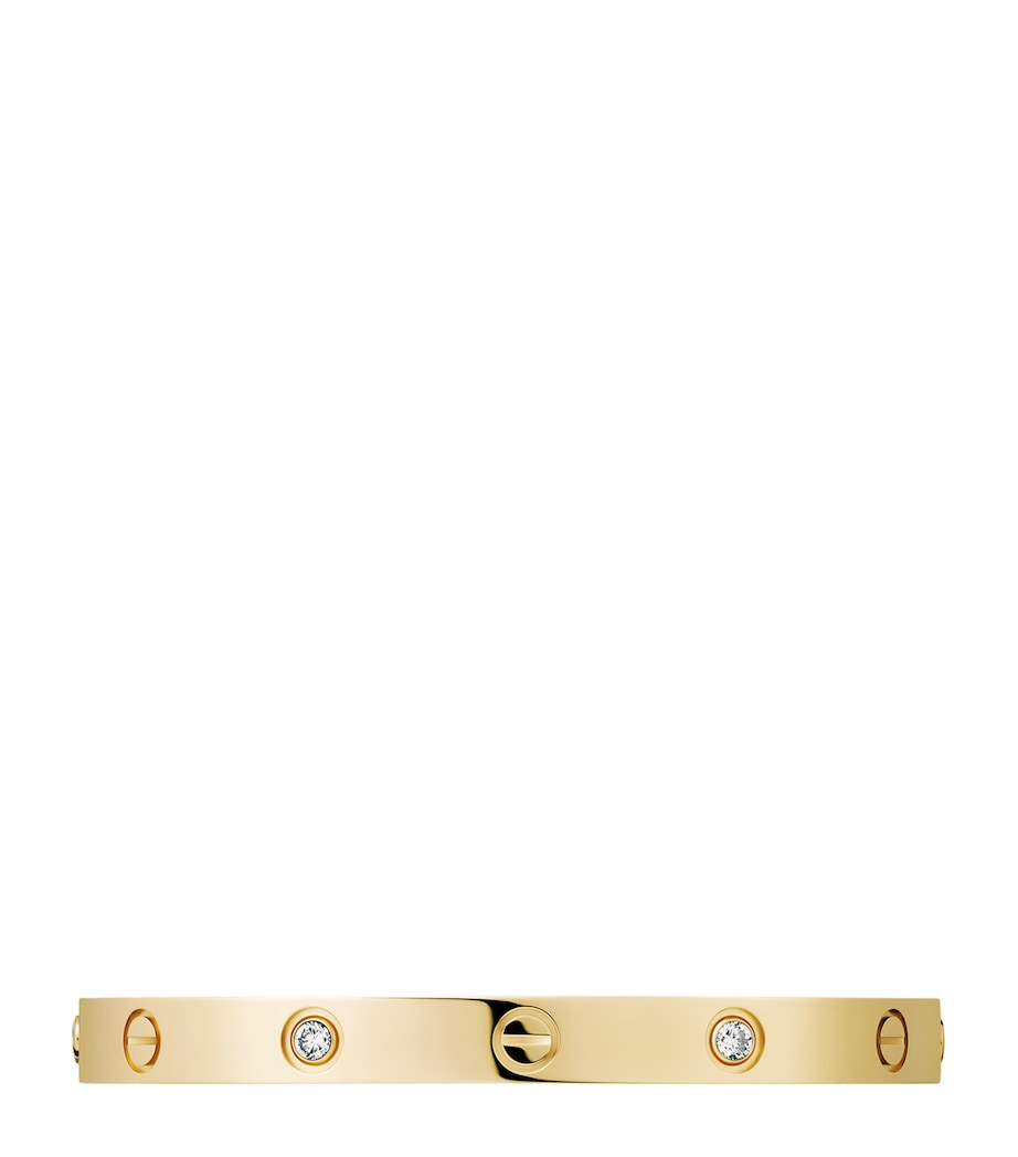 LOVE Classic Yellow Gold 4-Diamond Bracelet YELLOW GOLD Image 5