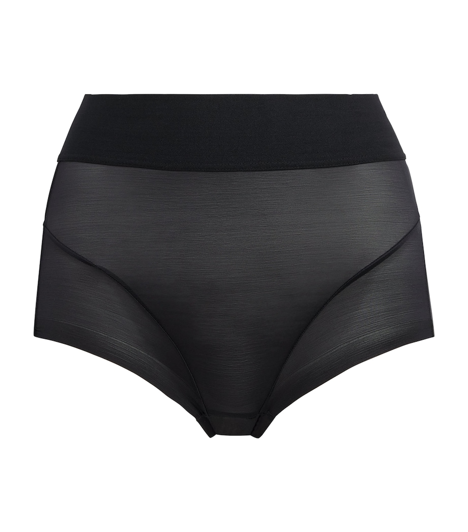 Wolford Womens Sheer Touch Briefs Black Image 1