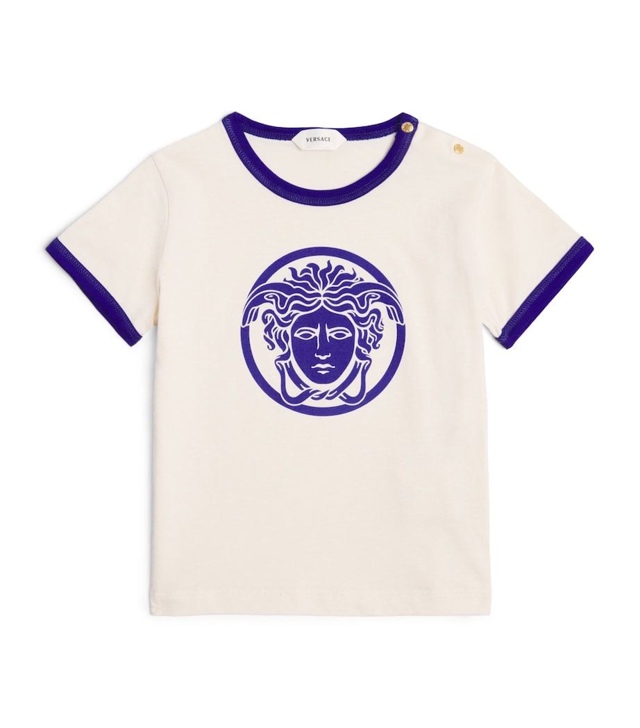 Versace Kids Cotton Medusa Print T-Shirt (6-36 Months) Image 1