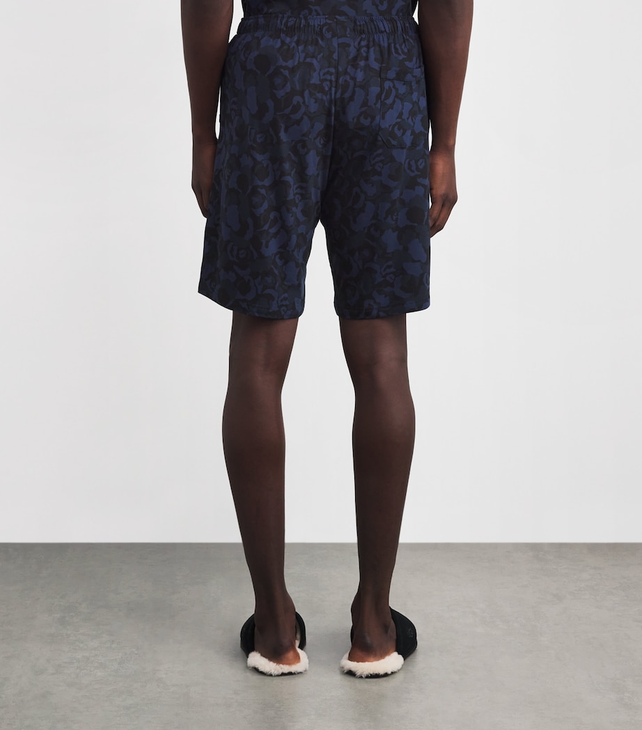 Micro Modal London Sweat Shorts 014NAV Image 4