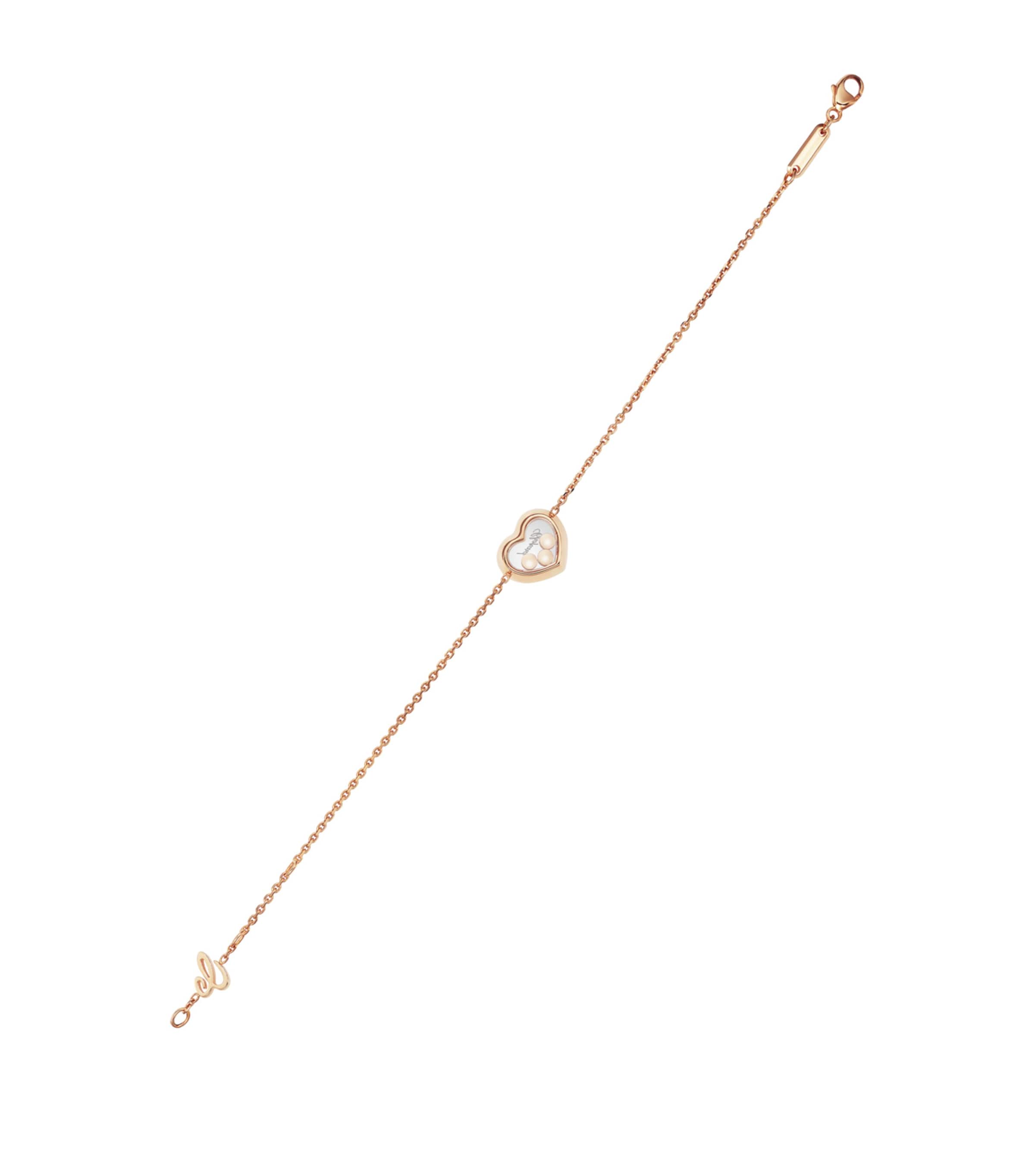 Rose Gold and Diamond Happy Diamonds Icons Bracelet 18K ROSE GOLD Image 2