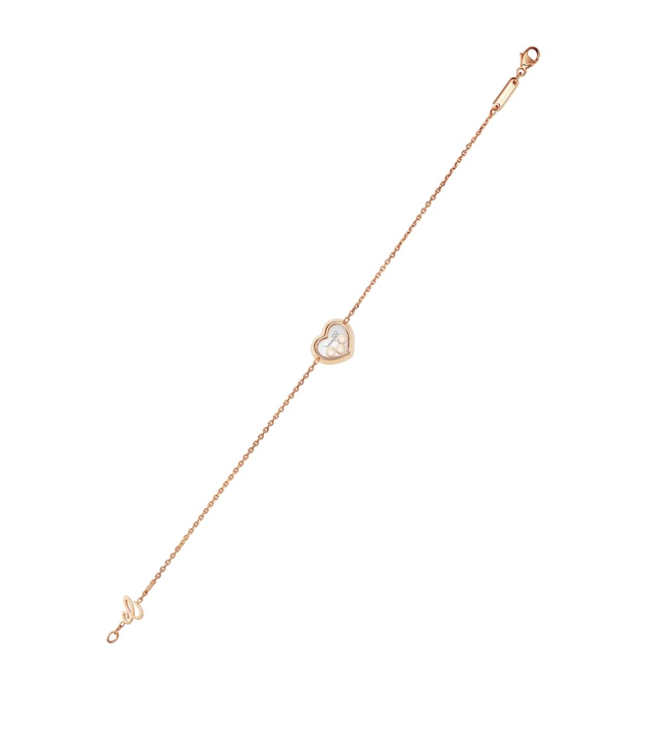 Rose Gold and Diamond Happy Diamonds Icons Bracelet 18K ROSE GOLD Image 2